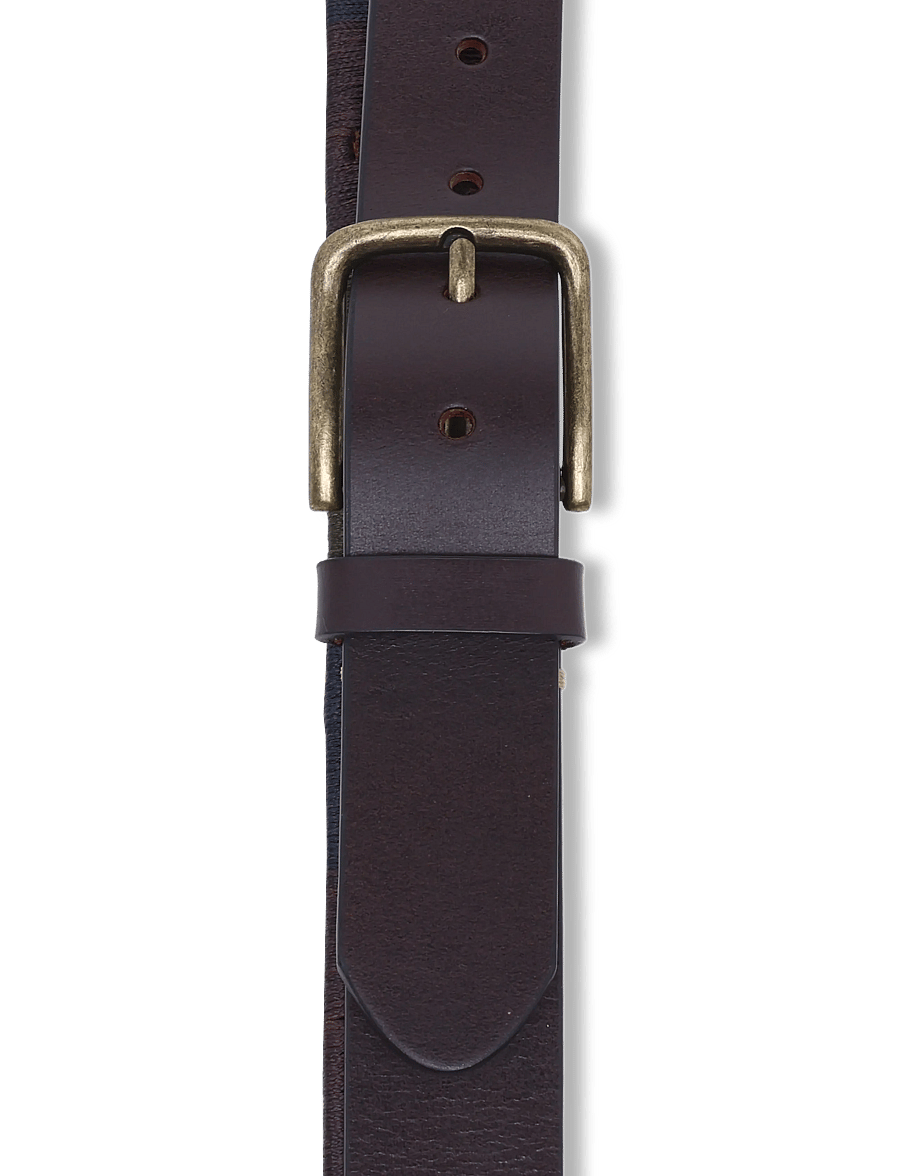 Howard London - Hudson Polo Belt - klassiske bælter - brown / blue - 3