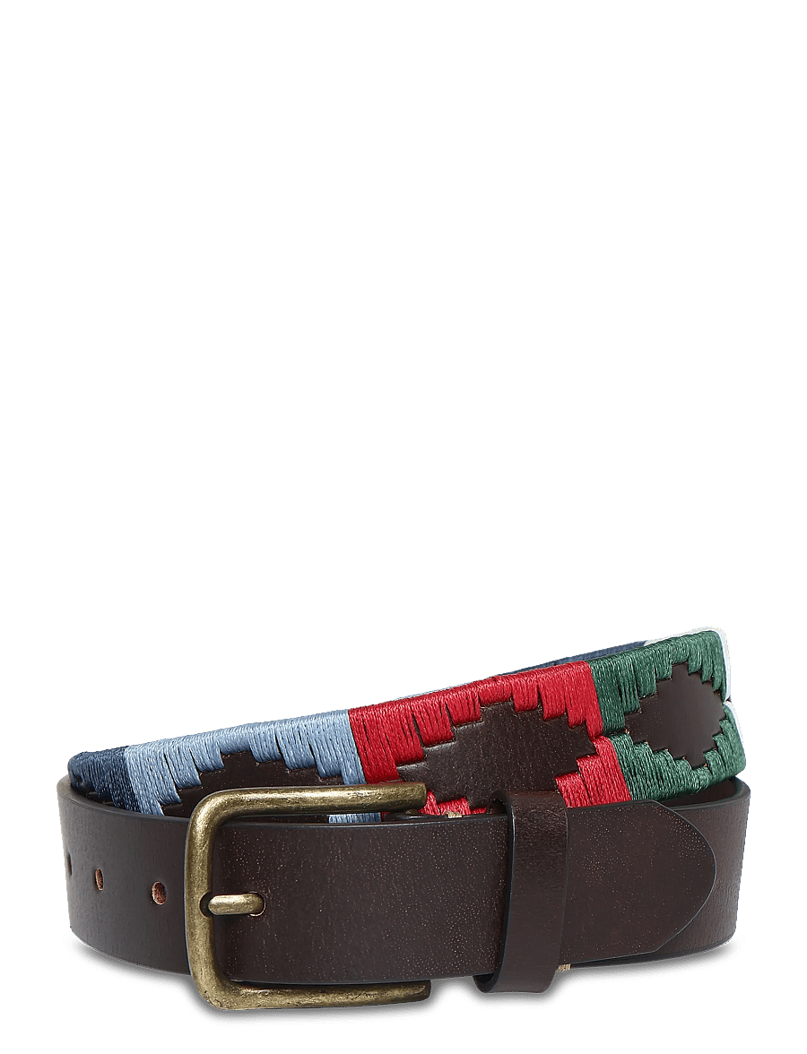 Howard London - Hudson Polo Belt - klassiske bælter - brown / green - 1