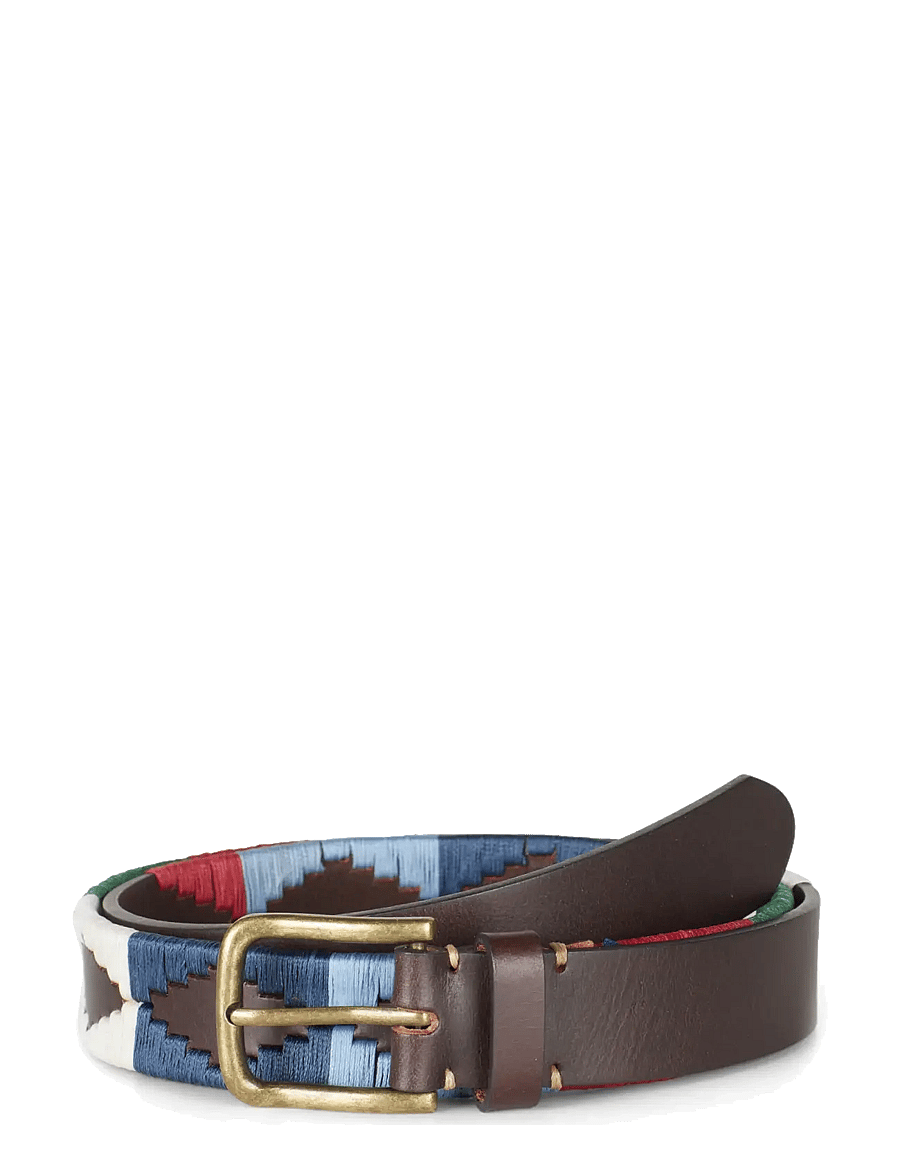 Howard London - Hudson Polo Belt - klassische gürtel - brown / green - 1