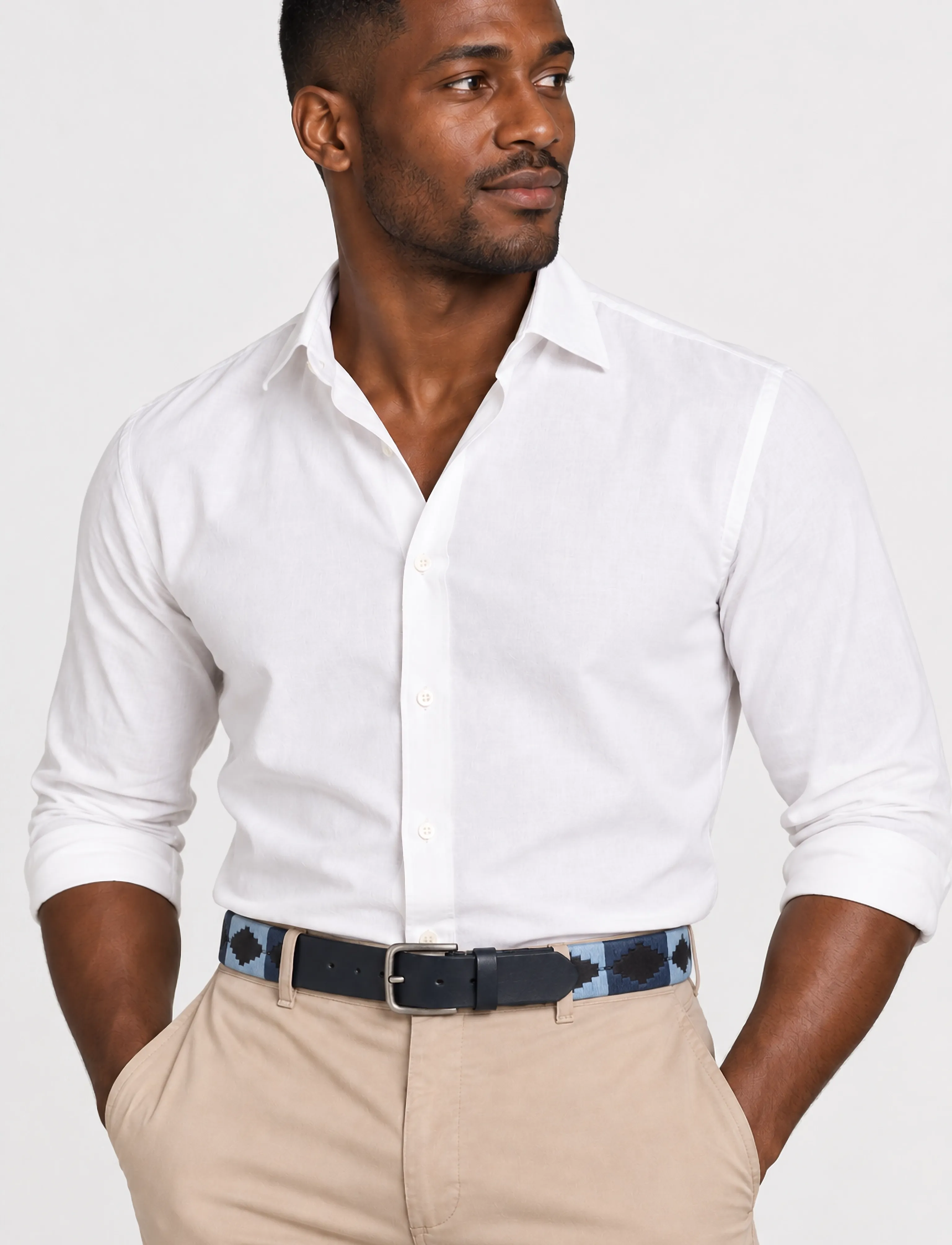 Howard London Hudson Polo Belt - Inspiration - NAVY / navy