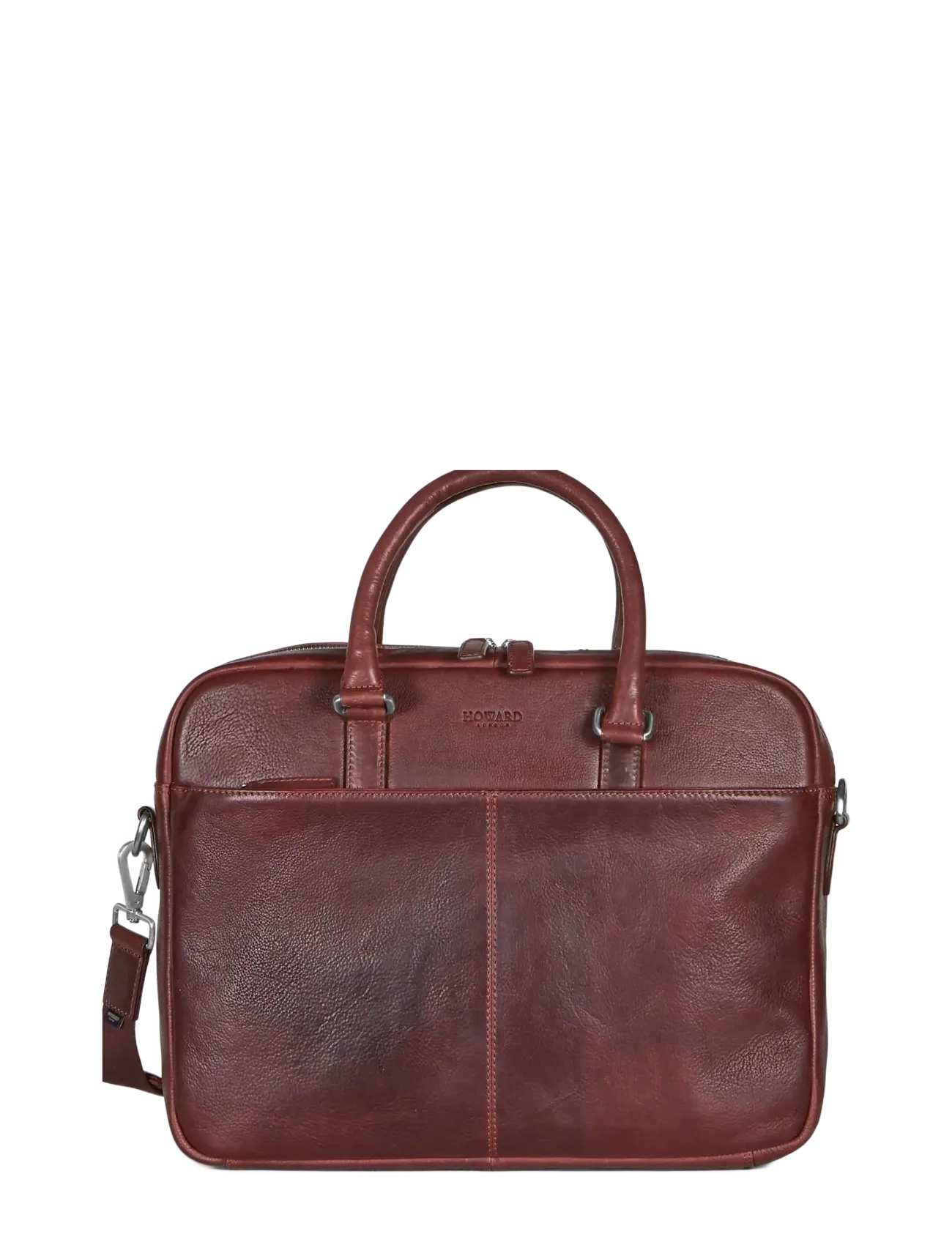 Howard London Laptop Bag Morris - Väskor - BROWN / brown
