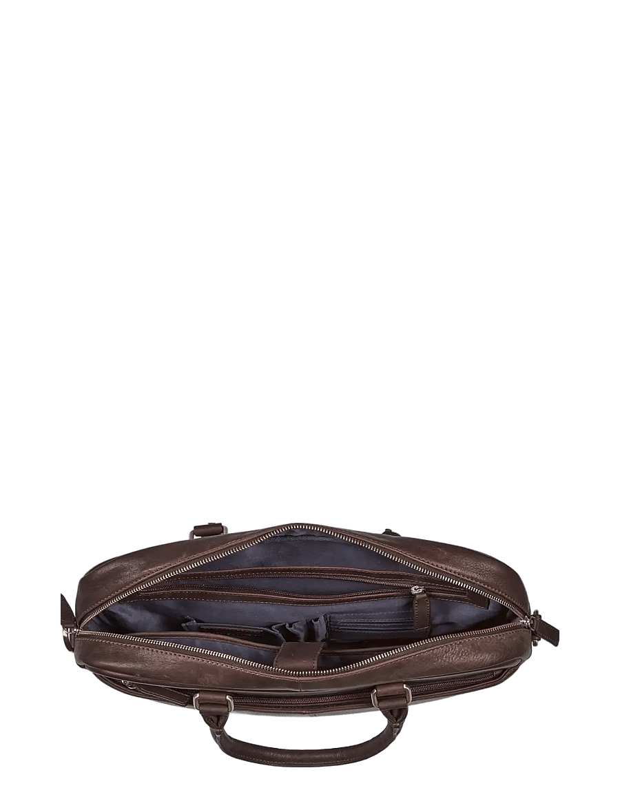 Howard London - Laptop Bag Morris - shoppa efter tillfälle - dark brown - 3