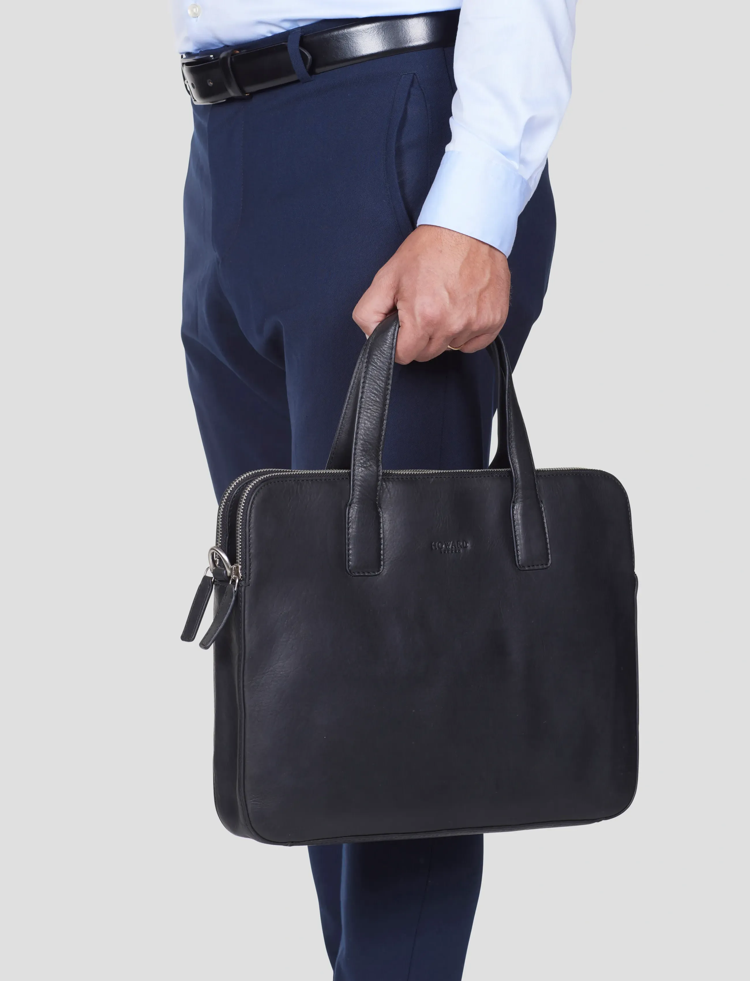 Howard London Laptop Harrisson, One Size, Bags, Schwarz - Computer Männerswear