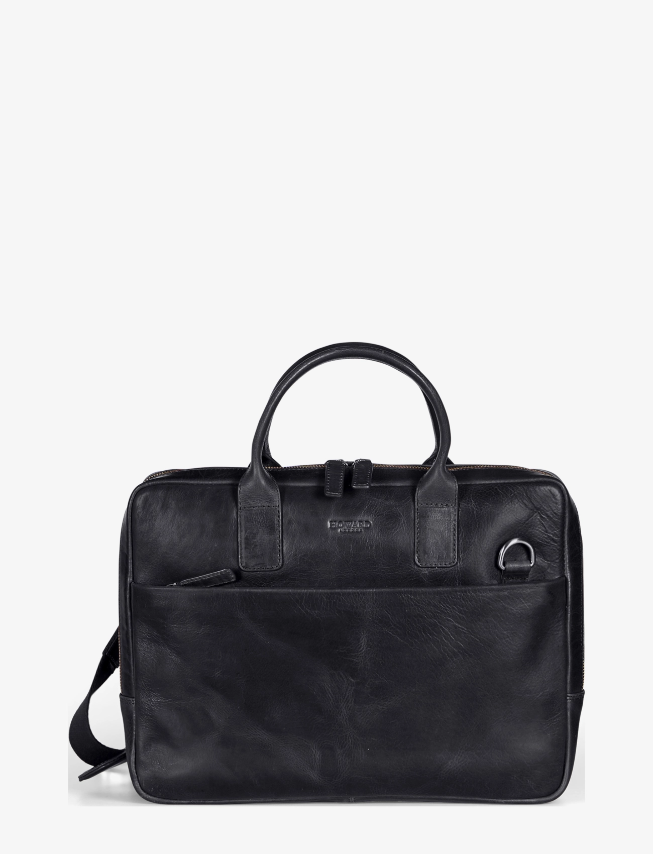 Howard London Laptop Bag Stanley - Portföljer - BLACK / black