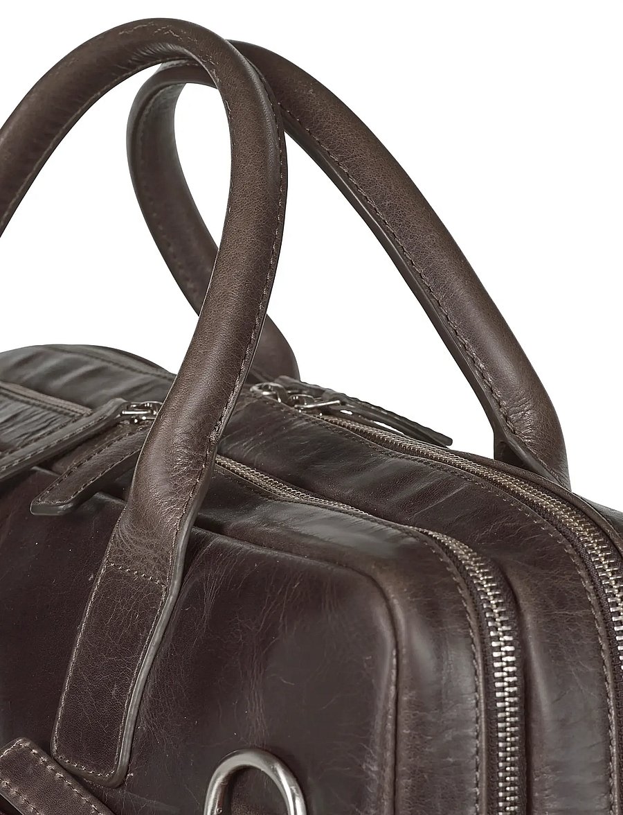 Howard London - Laptop Bag Stanley - shoppa efter stil - dark brown - 4