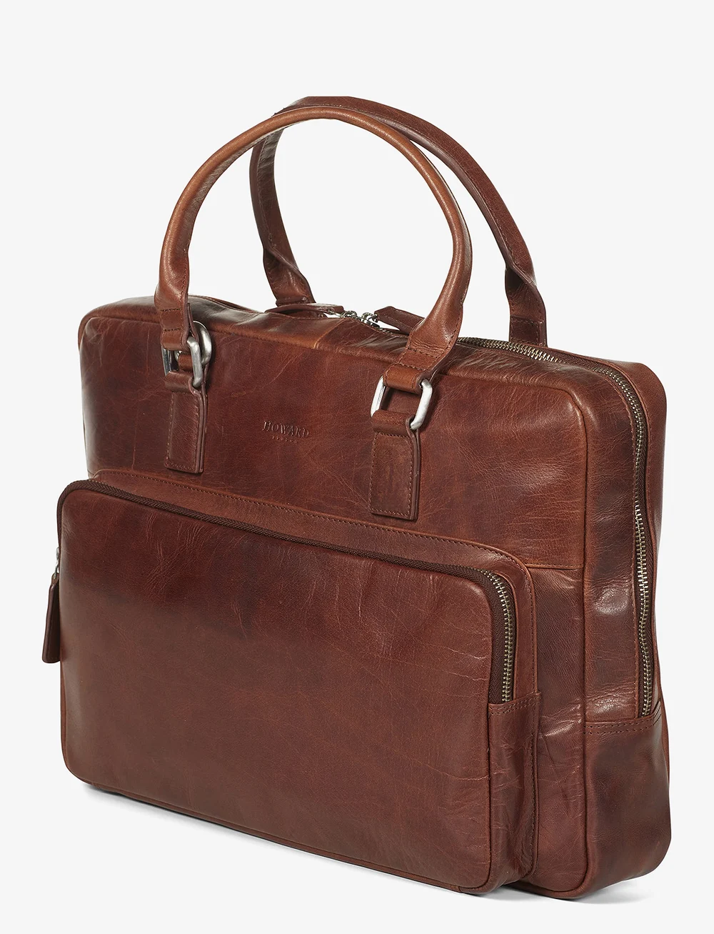 Howard London - Laptop Bag Leopold - osta olukorra järgi - brown - 2