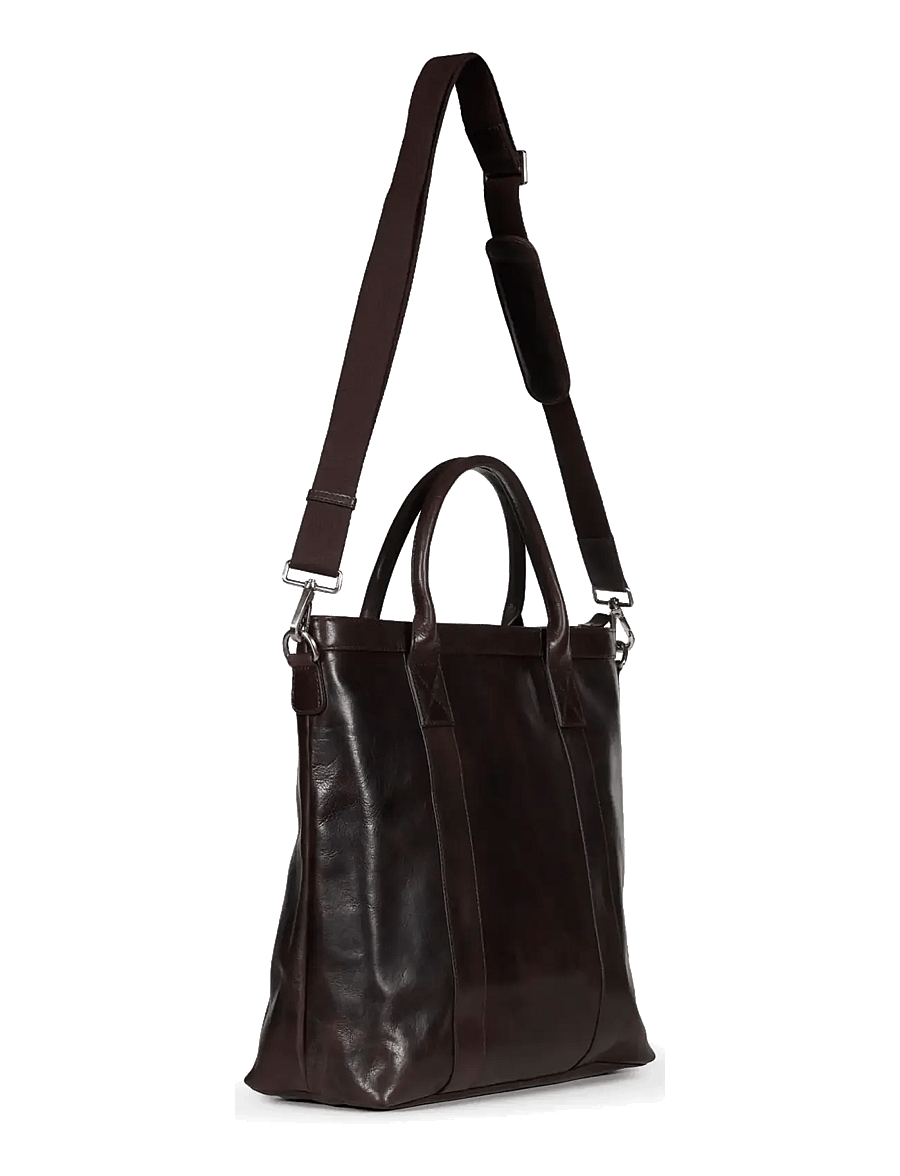 Howard London - Tote Bag Brian Leather - nach anlass kaufen - dark brown - 2