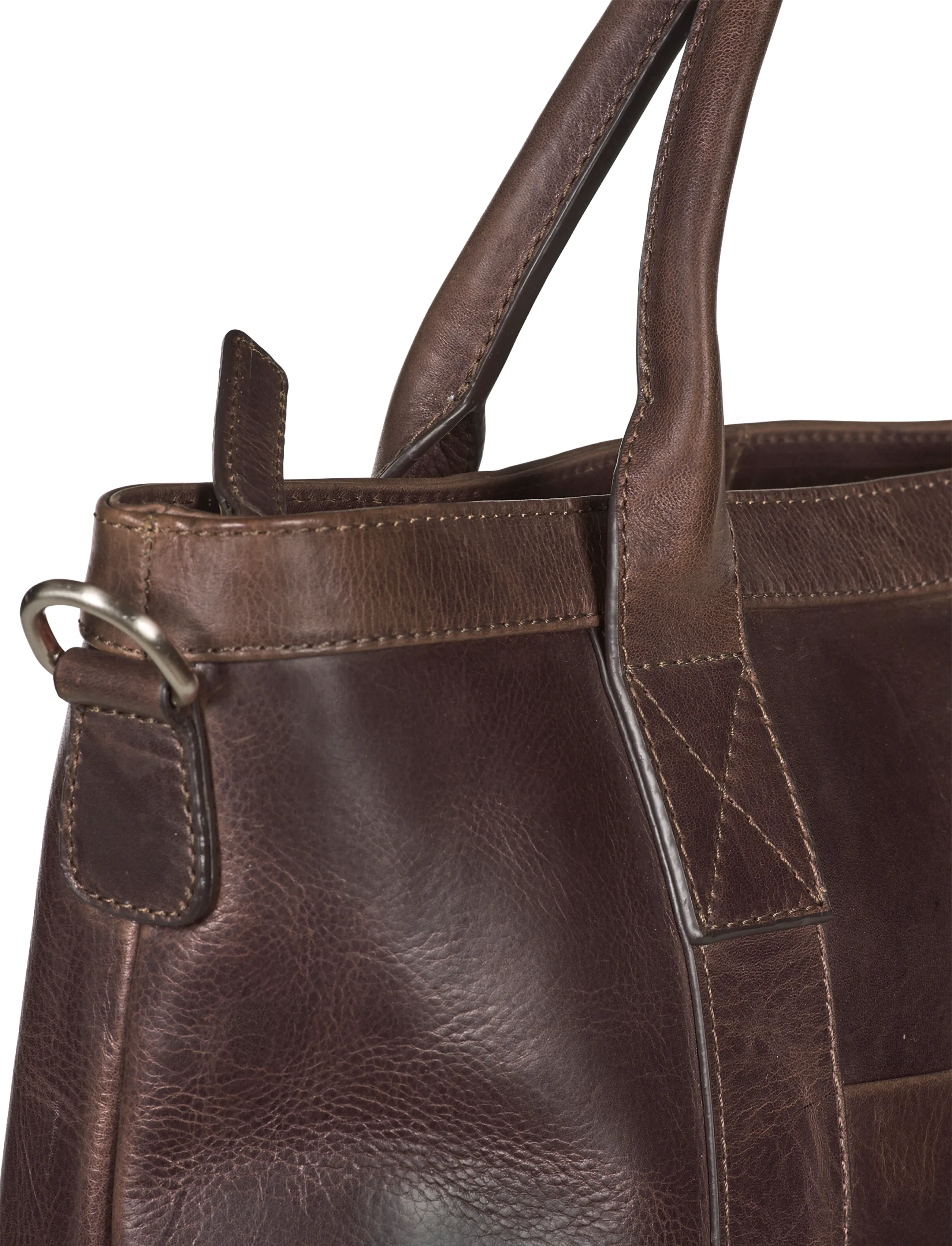 Howard London - Tote Bag Brian Leather - nach anlass kaufen - dark brown - 4