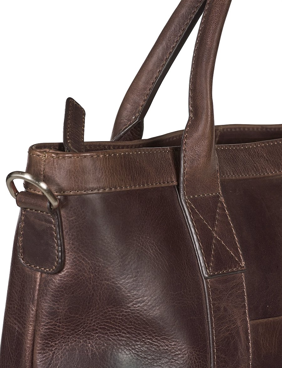Howard London - Tote Bag Brian Leather - nach anlass kaufen - dark brown - 4