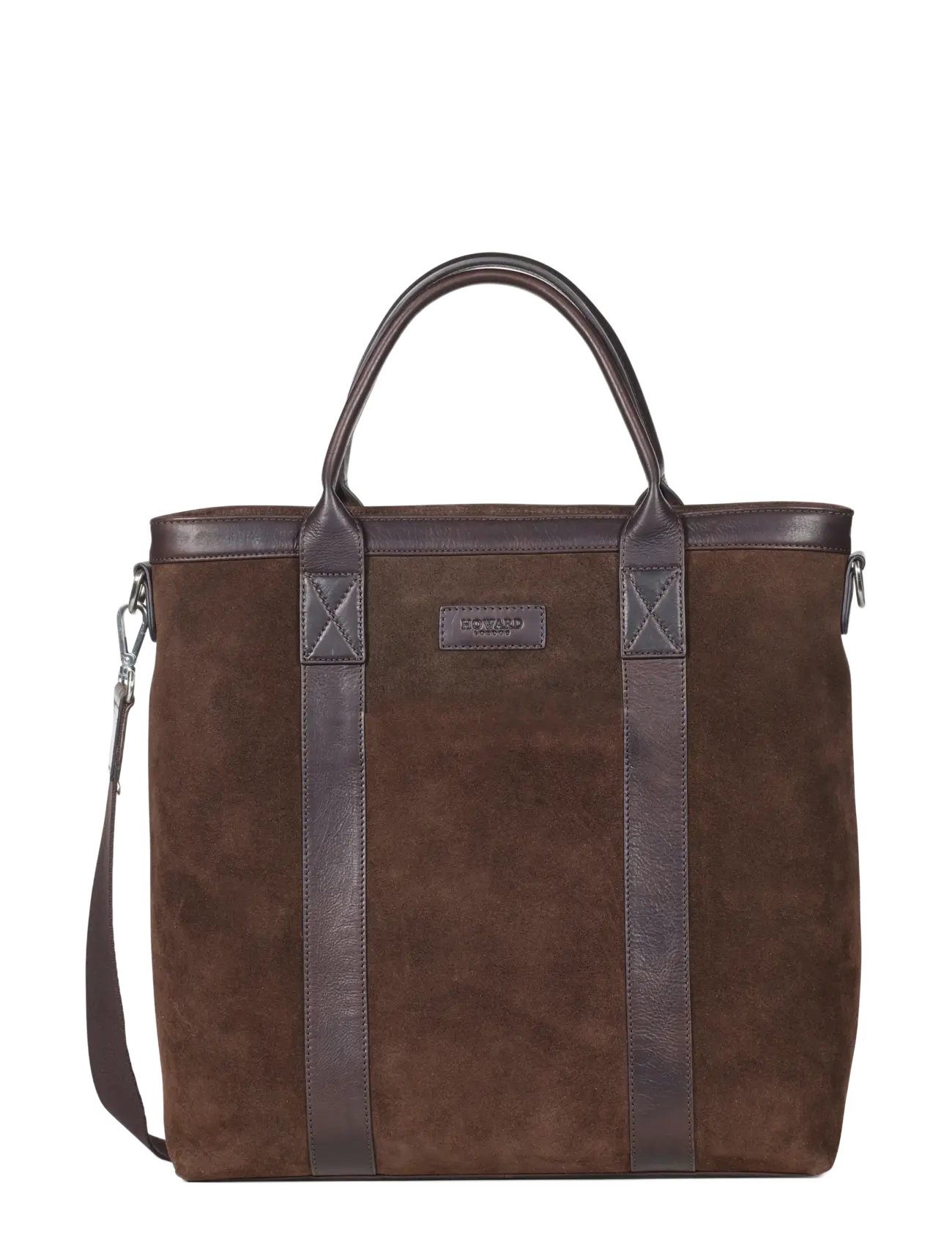 Howard London - Tote Bag Brian Suede - nach anlass kaufen - dark brown - 1