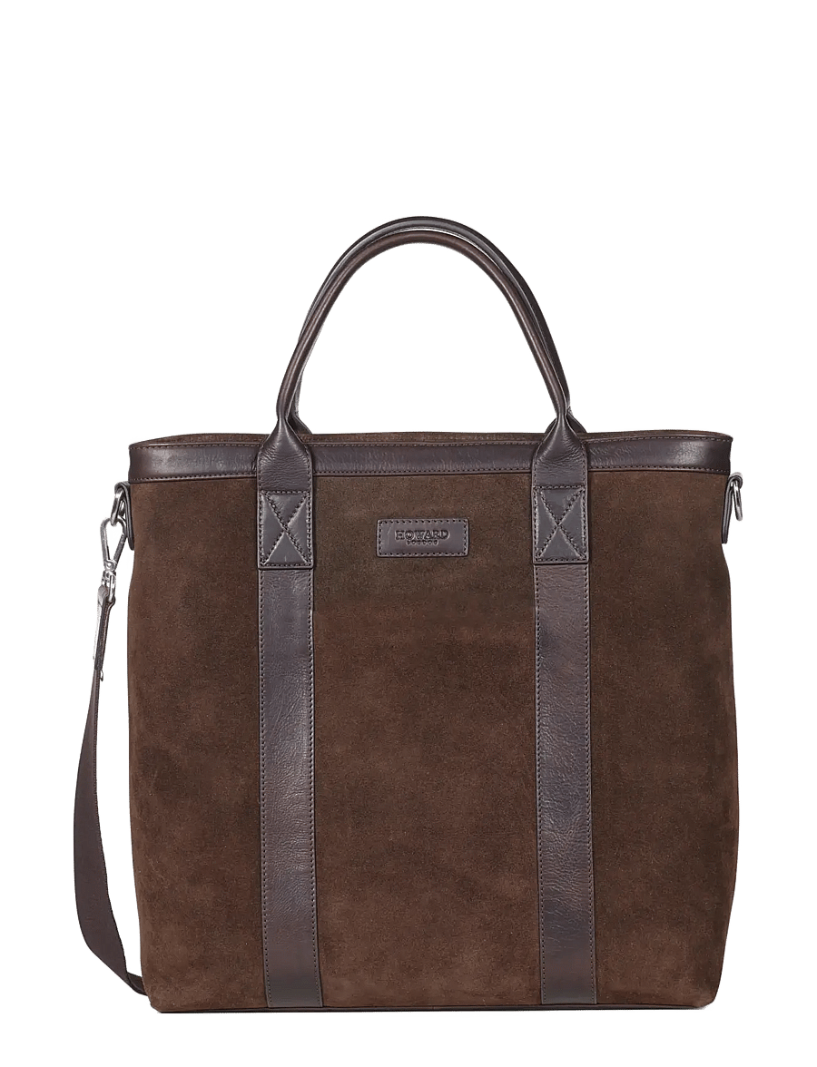Howard London - Tote Bag Brian Suede - nach anlass kaufen - dark brown - 1