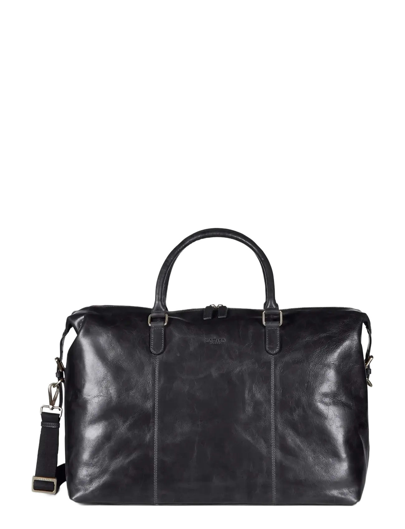 Howard London Weekend Bag Lawrence - Fartölvutöskur - BLACK / black