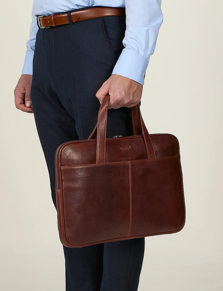 Howard London - Laptop Bag Oscar - brown - 0