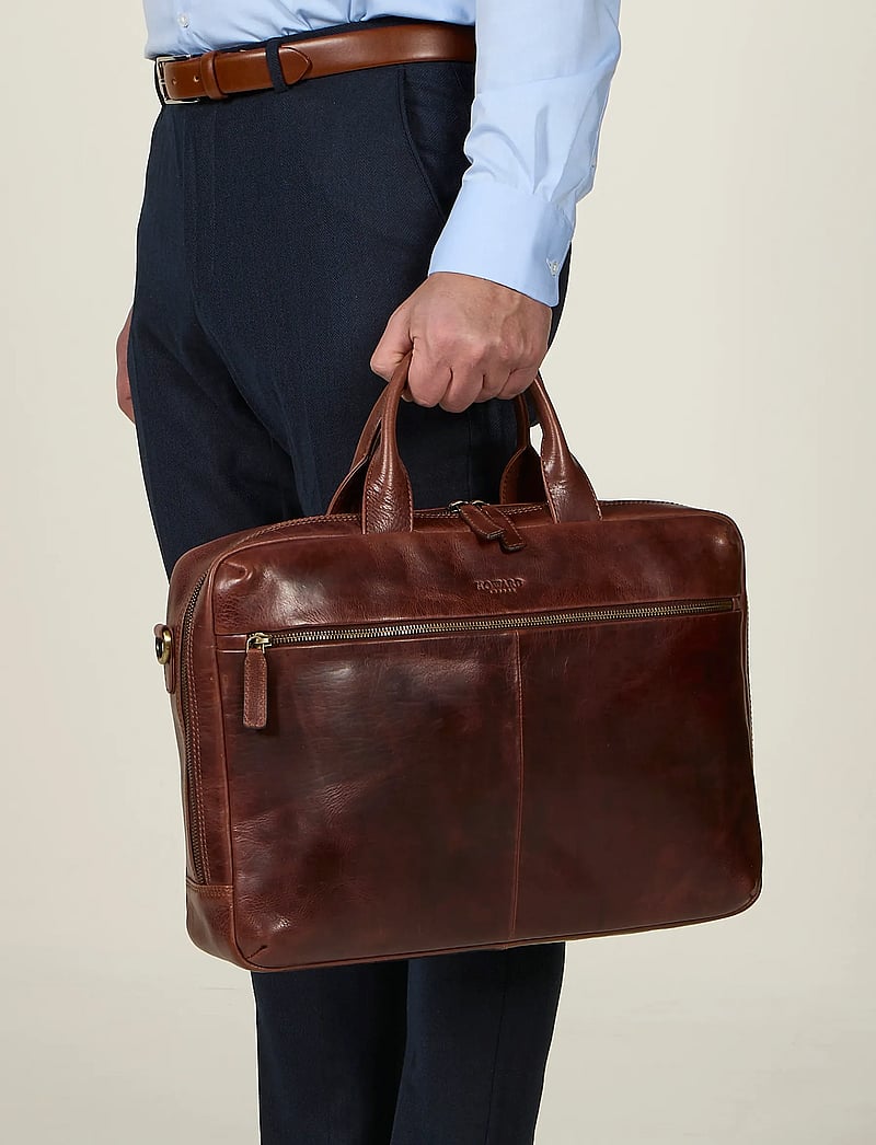 Howard London - Laptop Bag Frank - shop efter anledning - brown - 0