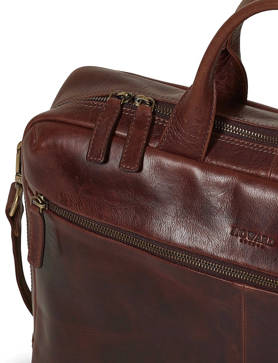 Howard London - Laptop Bag Frank - verslaðu eftir tilefni - brown - 4