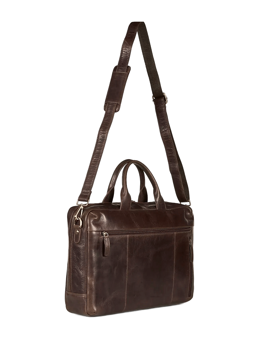 Howard London - Laptop Bag Frank - verslaðu eftir tilefni - dark brown - 2
