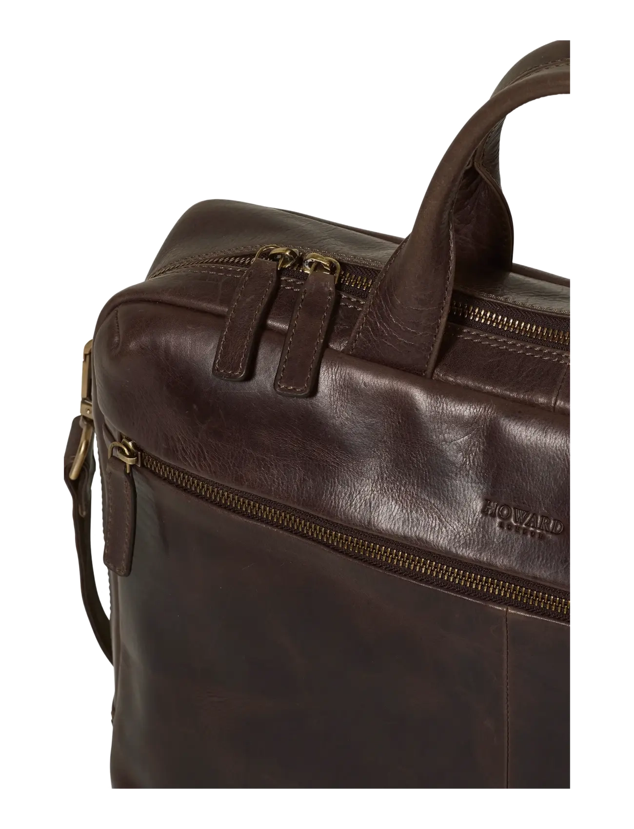 Howard London - Laptop Bag Frank - verslaðu eftir tilefni - dark brown - 4