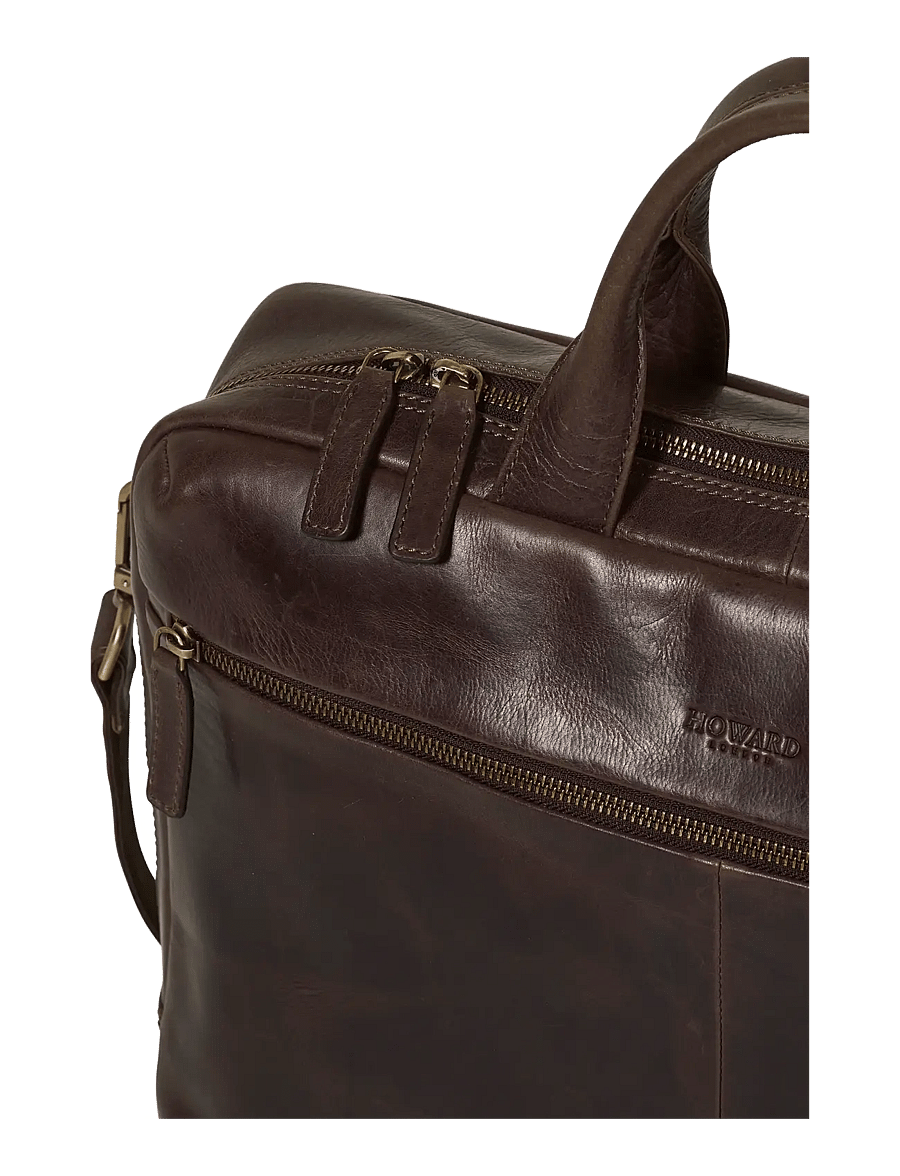 Howard London - Laptop Bag Frank - verslaðu eftir tilefni - dark brown - 4
