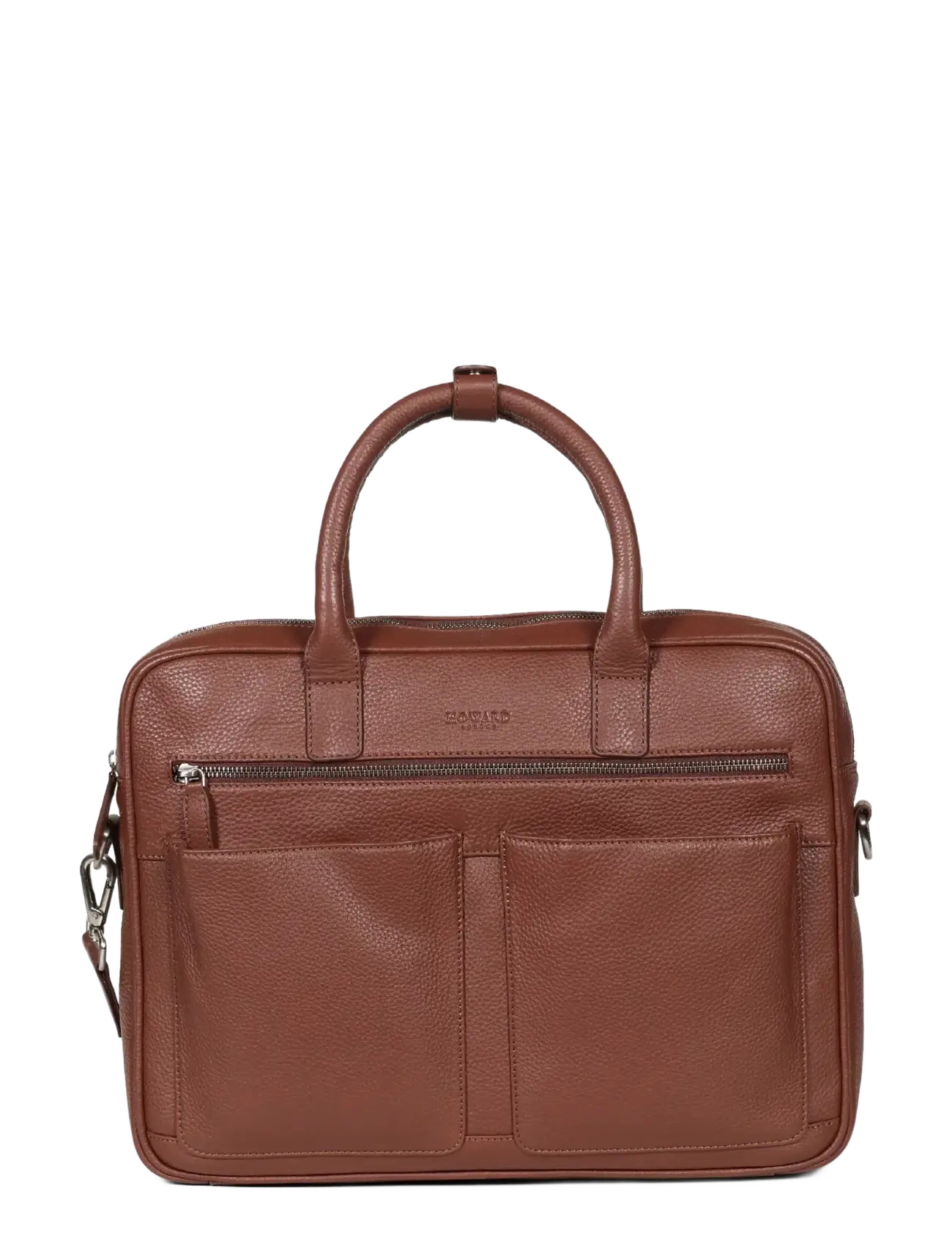 Howard London Laptop Bag Sam - Vesker - BROWN / brown