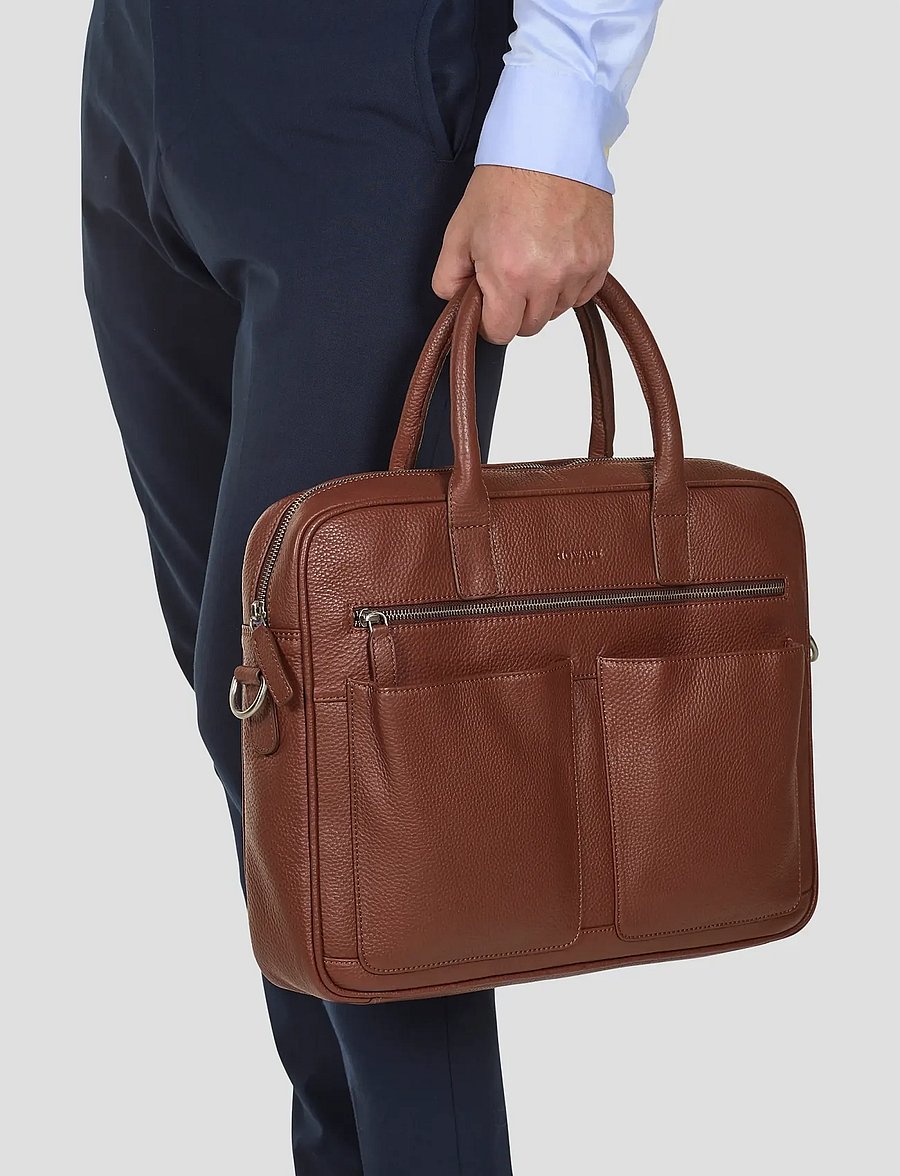 Howard London - Laptop Bag Sam - nach anlass kaufen - brown - 0