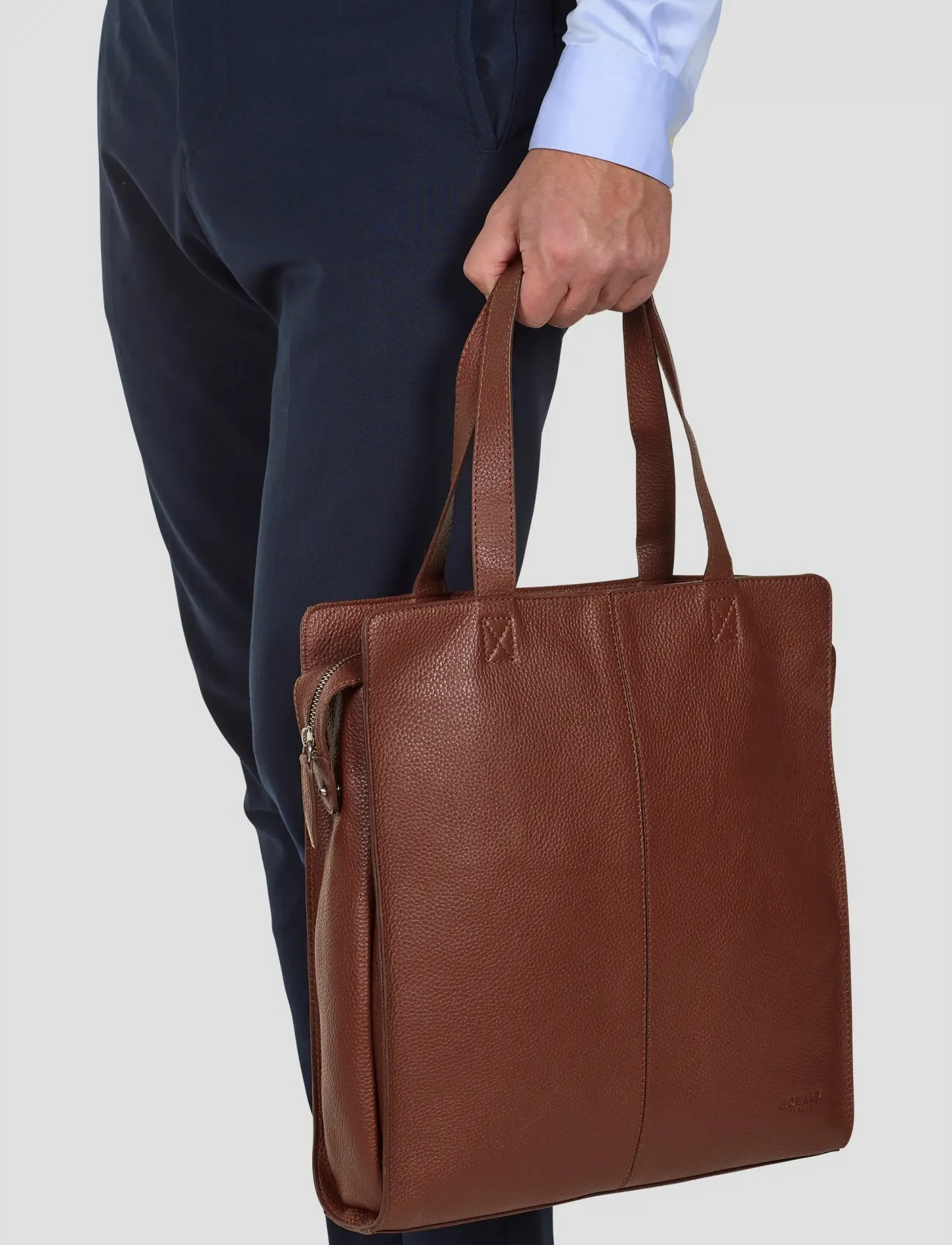 Howard London Tote Bag Sam - Business - BROWN / brown