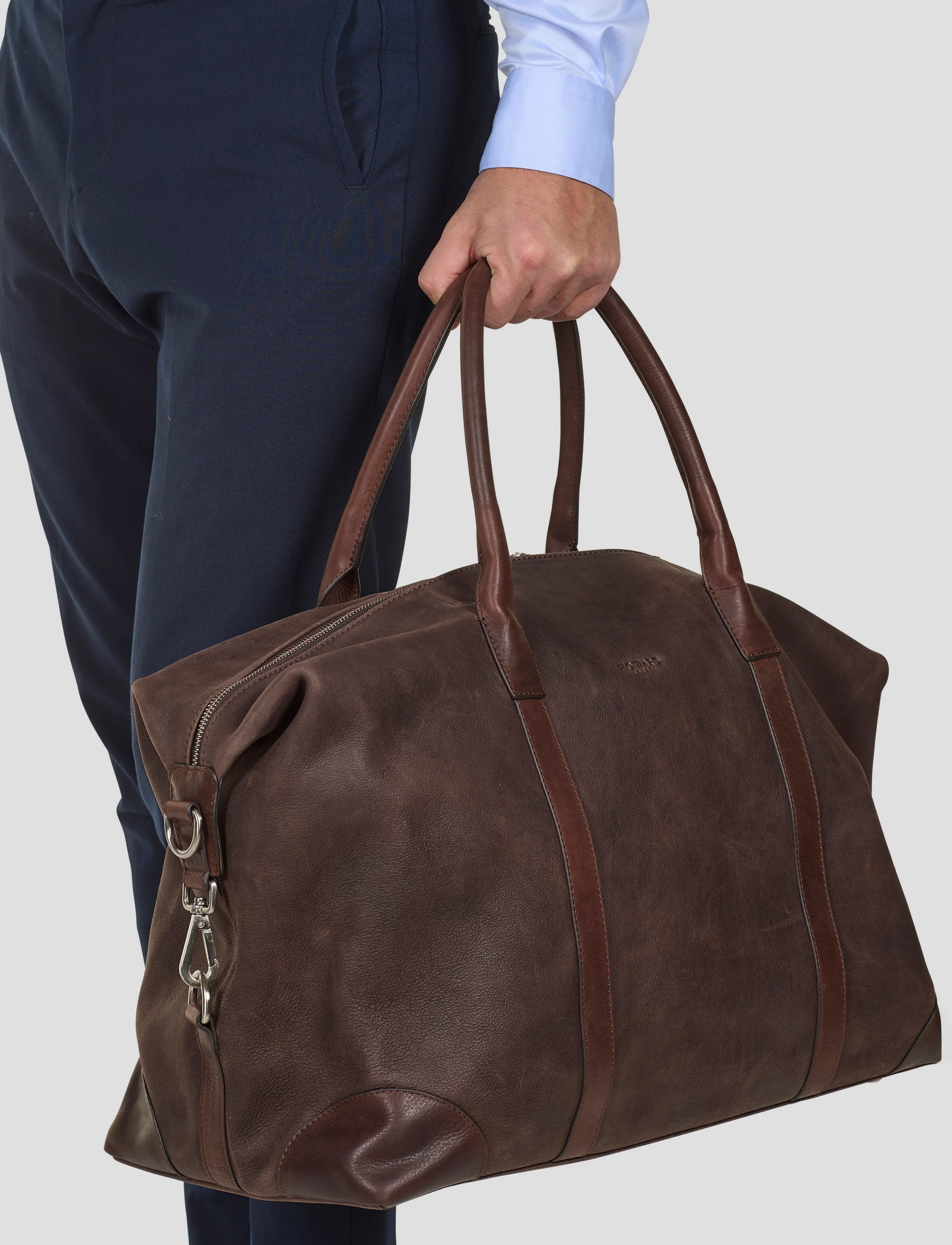 Howard London Taylor Weekend Bag, One Size, Brown, Weekend Bags > Duffel Bags, Herre