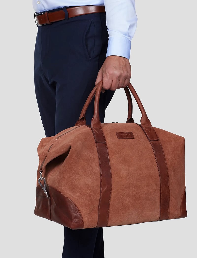 Howard London - Suede Bag Steven - osta olukorra järgi - cognac - 0