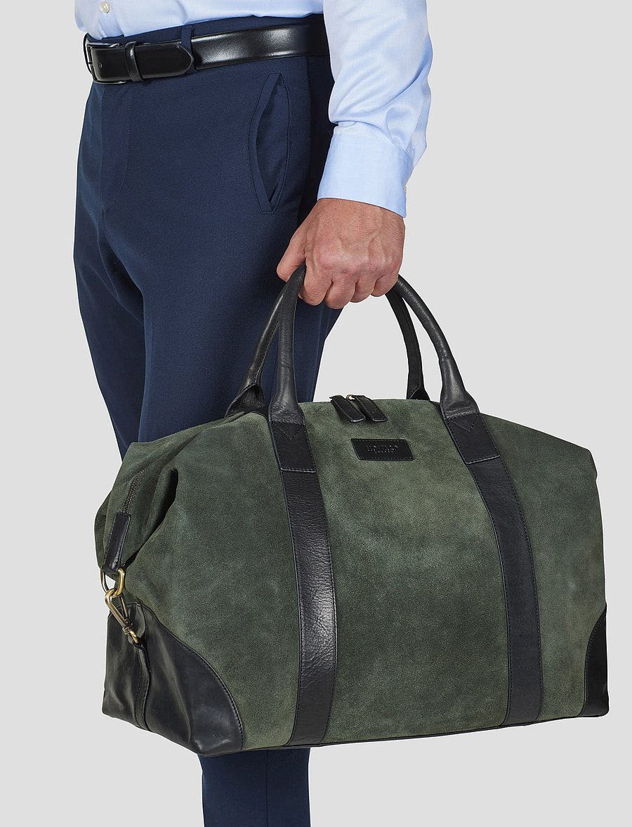 Howard London - Steven Suede Bag - store weekendtasker - green - 3