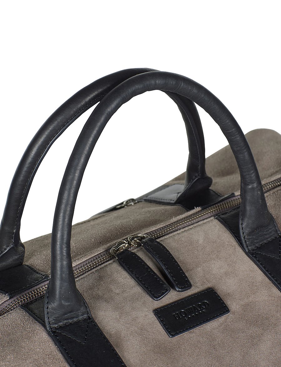 Howard London - Steven Suede Bag - store weekendtasker - grey - 4