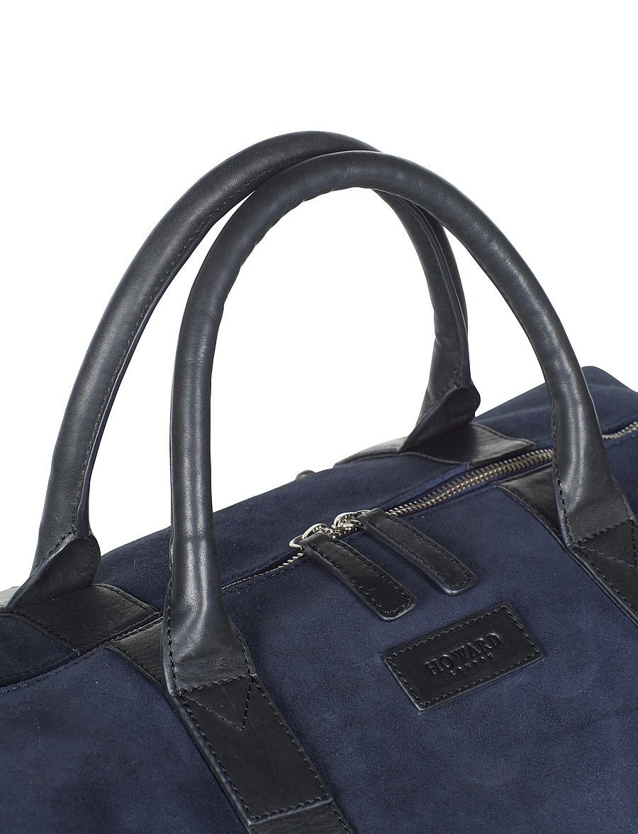 Howard London - Steven Suede Bag - store weekendtasker - navy - 4