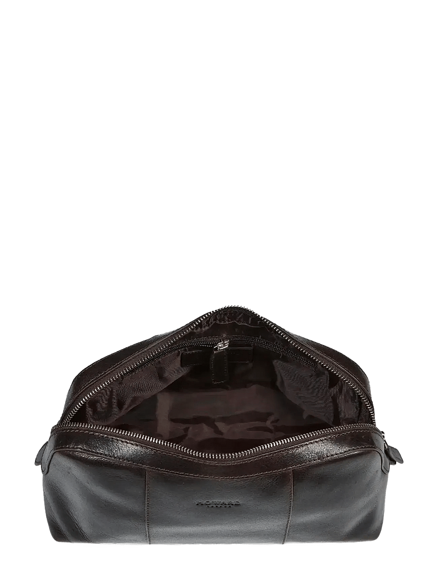 Howard London - Washbag Bradley - verslaðu eftir tilefni - dark brown - 2