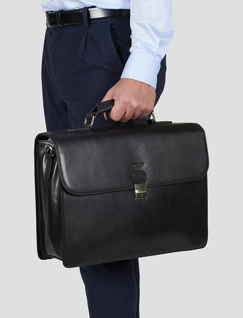 Howard London - Breifcase Bag Eric - nach anlass kaufen - black - 0