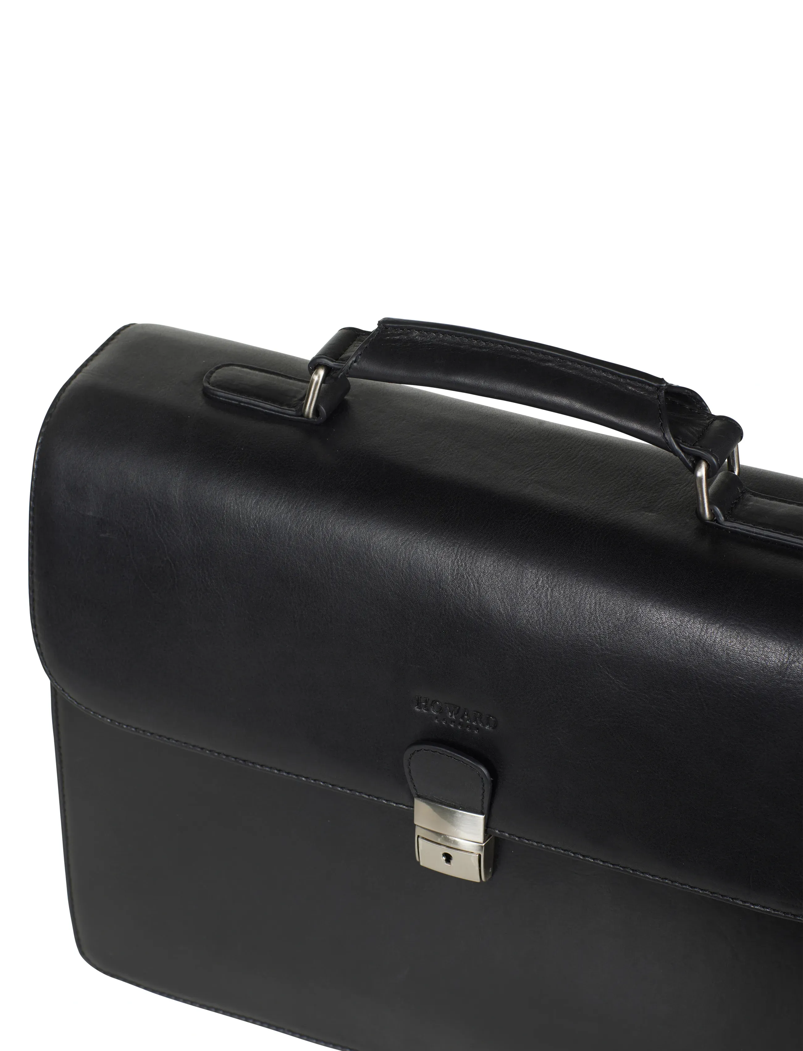 Howard London - Breifcase Bag Eric - computer sleeves & tasker - black - 4