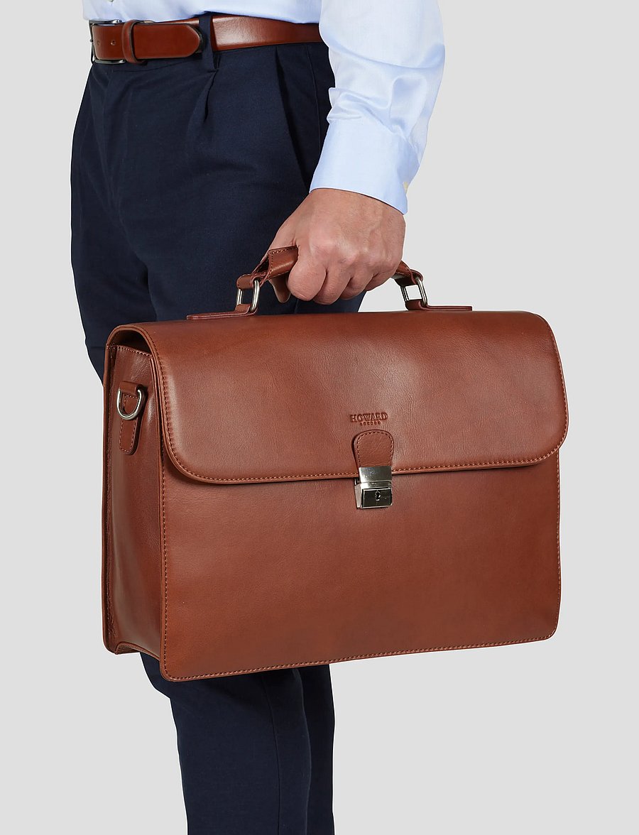 Howard London - Breifcase Bag Eric - nach anlass kaufen - brown - 0