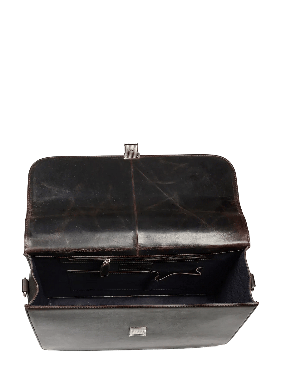 Howard London - Breifcase Bag Eric - nach anlass kaufen - dark brown - 3