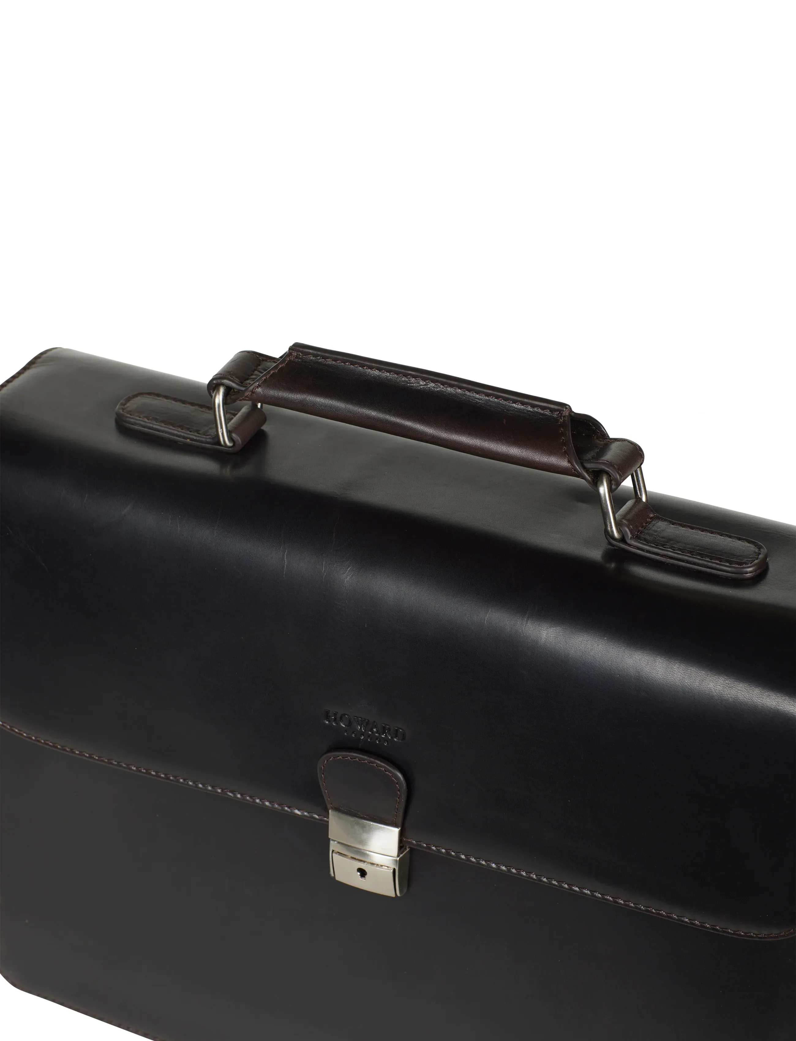 Howard London - Breifcase Bag Eric - nach anlass kaufen - dark brown - 4