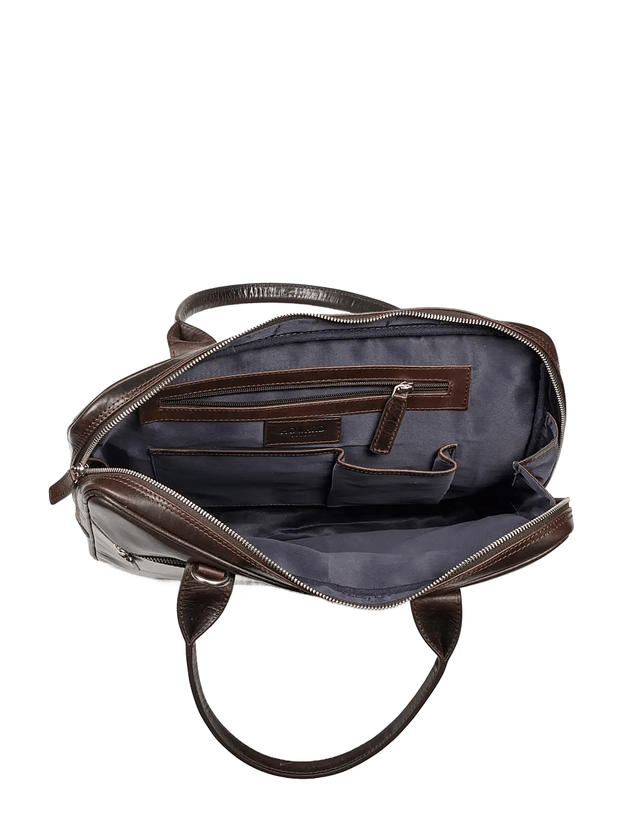 Howard London - Howard Laptop Bag Conrad - dark brown - 3