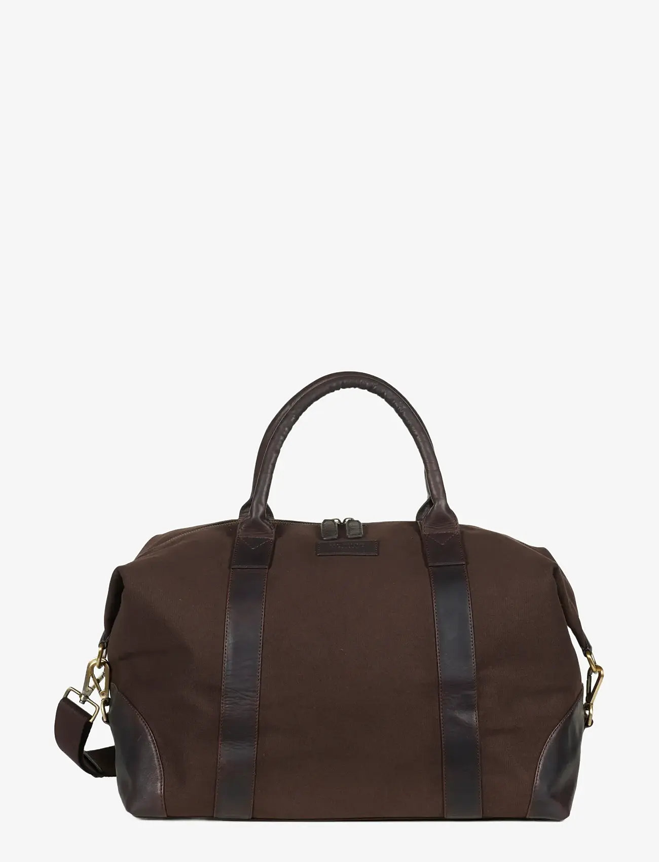 Howard London - Howard Steven Canvas Weekendbag - big weekender bags - dark brown - 1