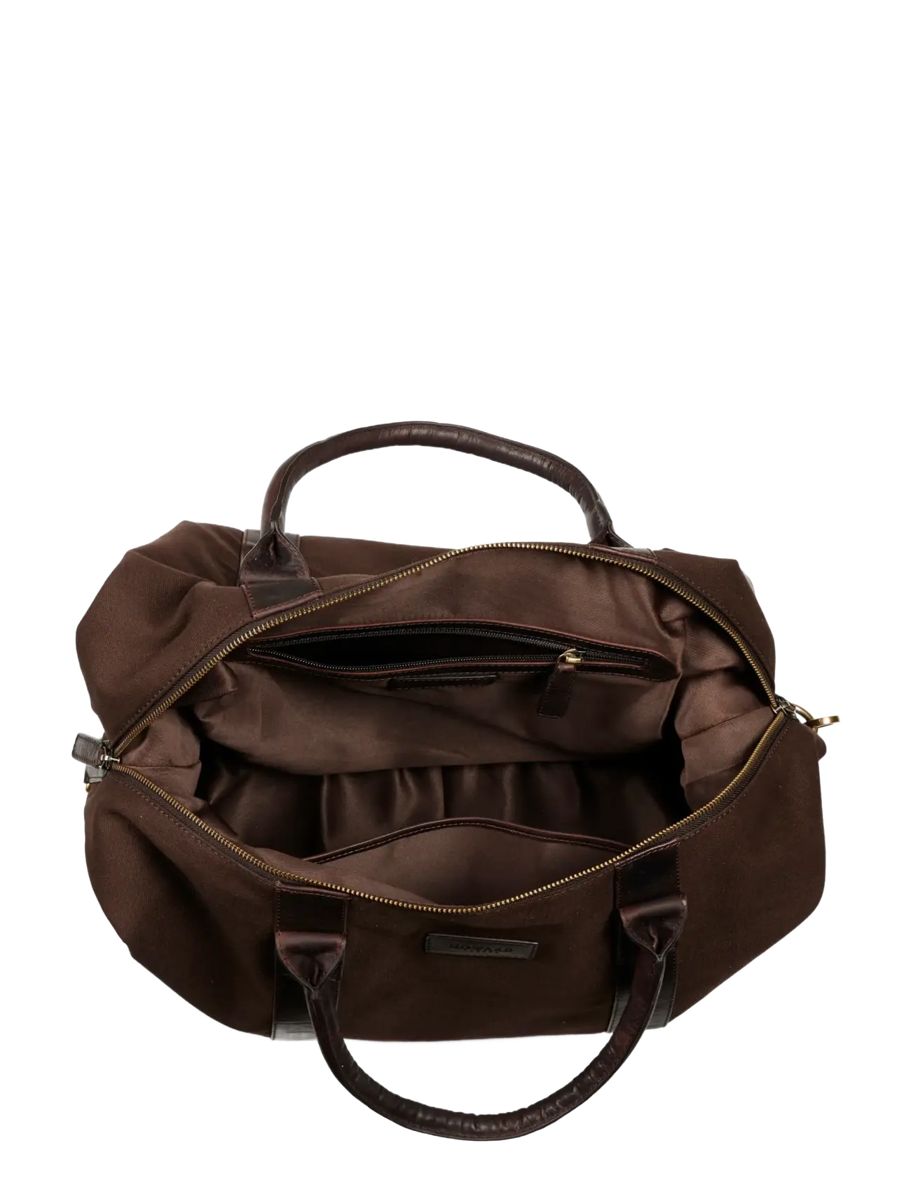Howard London - Howard Steven Canvas Weekendbag - stora weekender-väskor - dark brown - 3