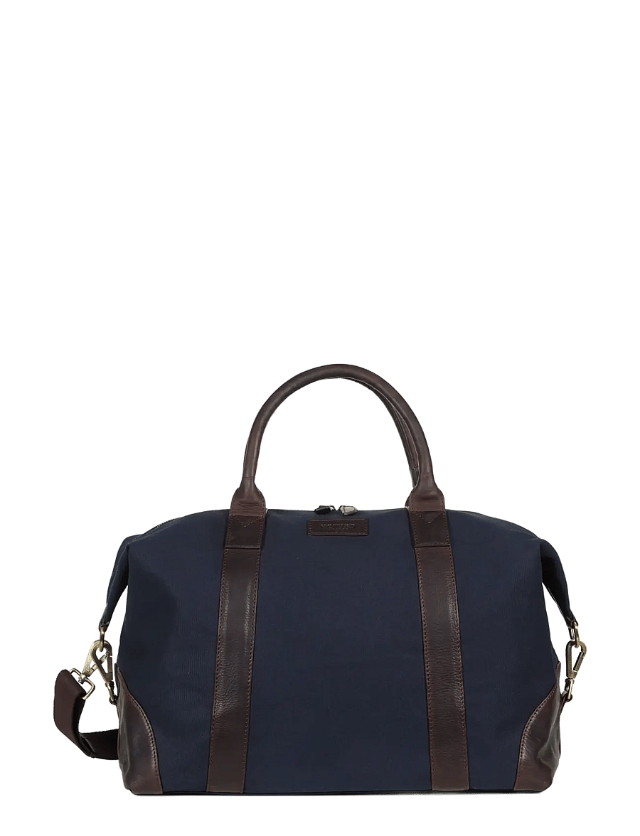 Howard London - Howard Steven Canvas Weekendbag - stora weekender-väskor - navy - 1