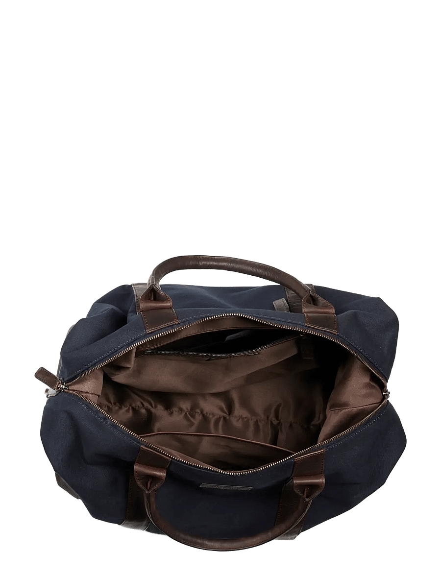 Howard London - Howard Steven Canvas Weekendbag - stora weekender-väskor - navy - 3