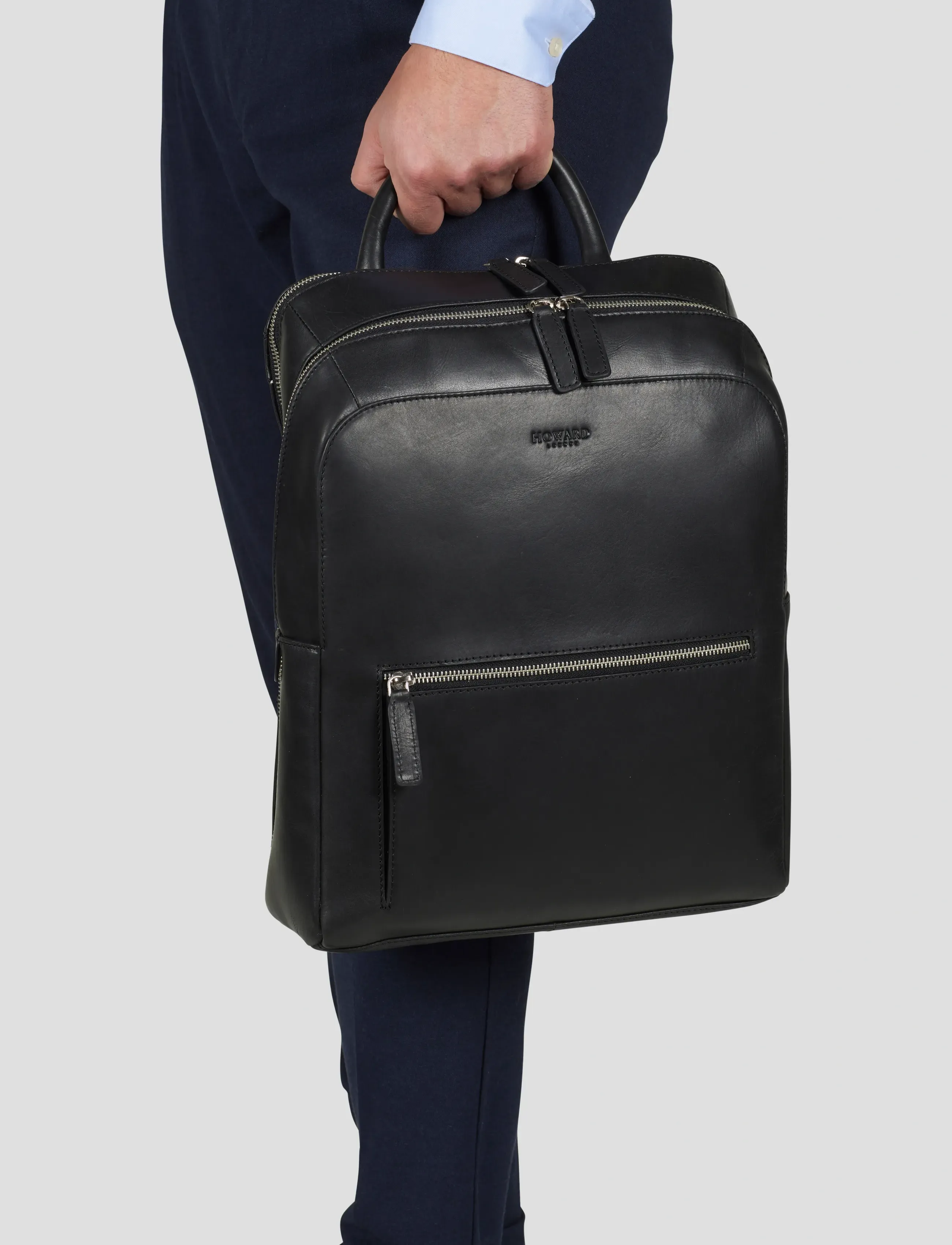 Howard London Howard Backpack Byron - Business-rygsække - BLACK / black