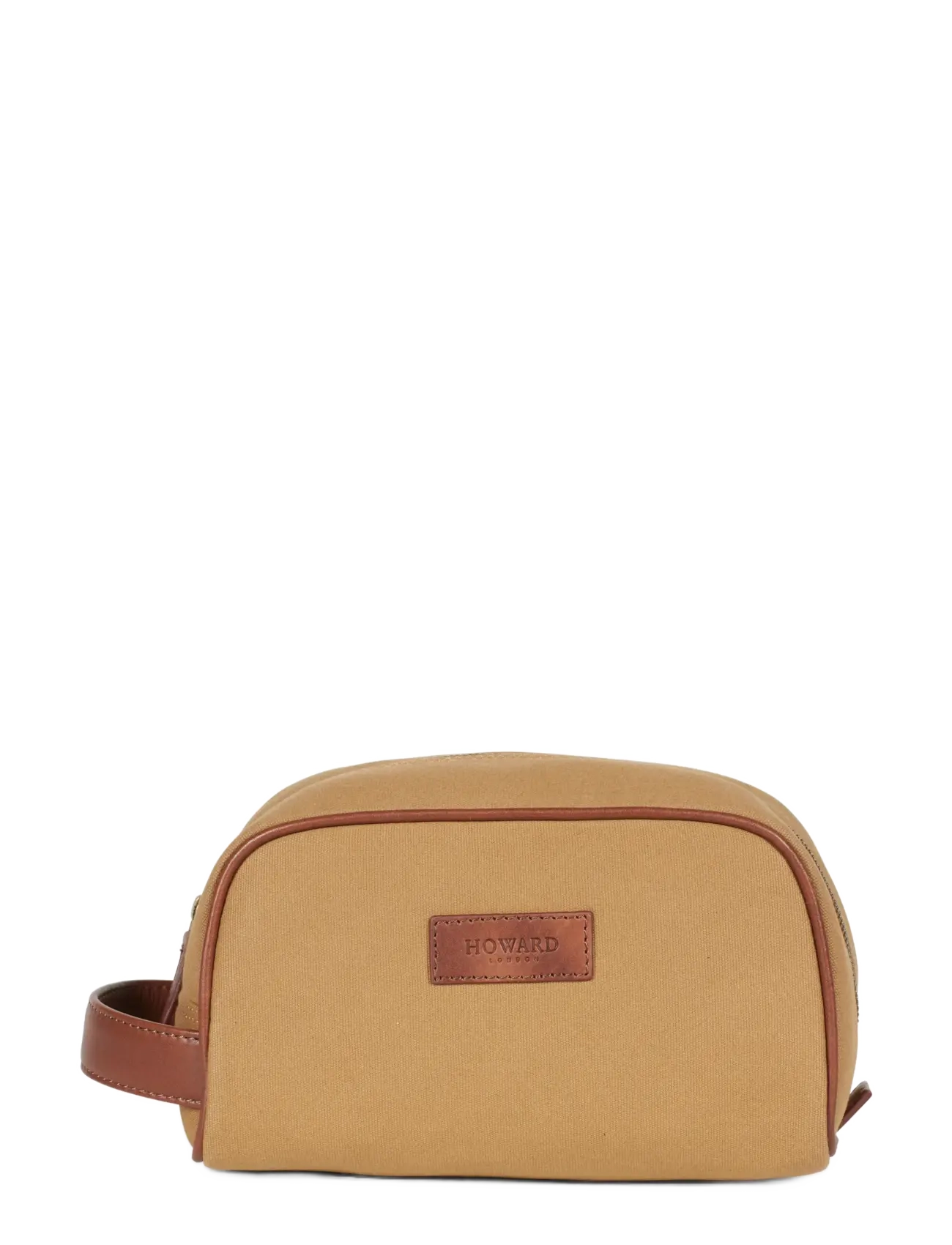 Howard London Howard Canvas Washbag - Kosmetyczki - BEIGE / brown