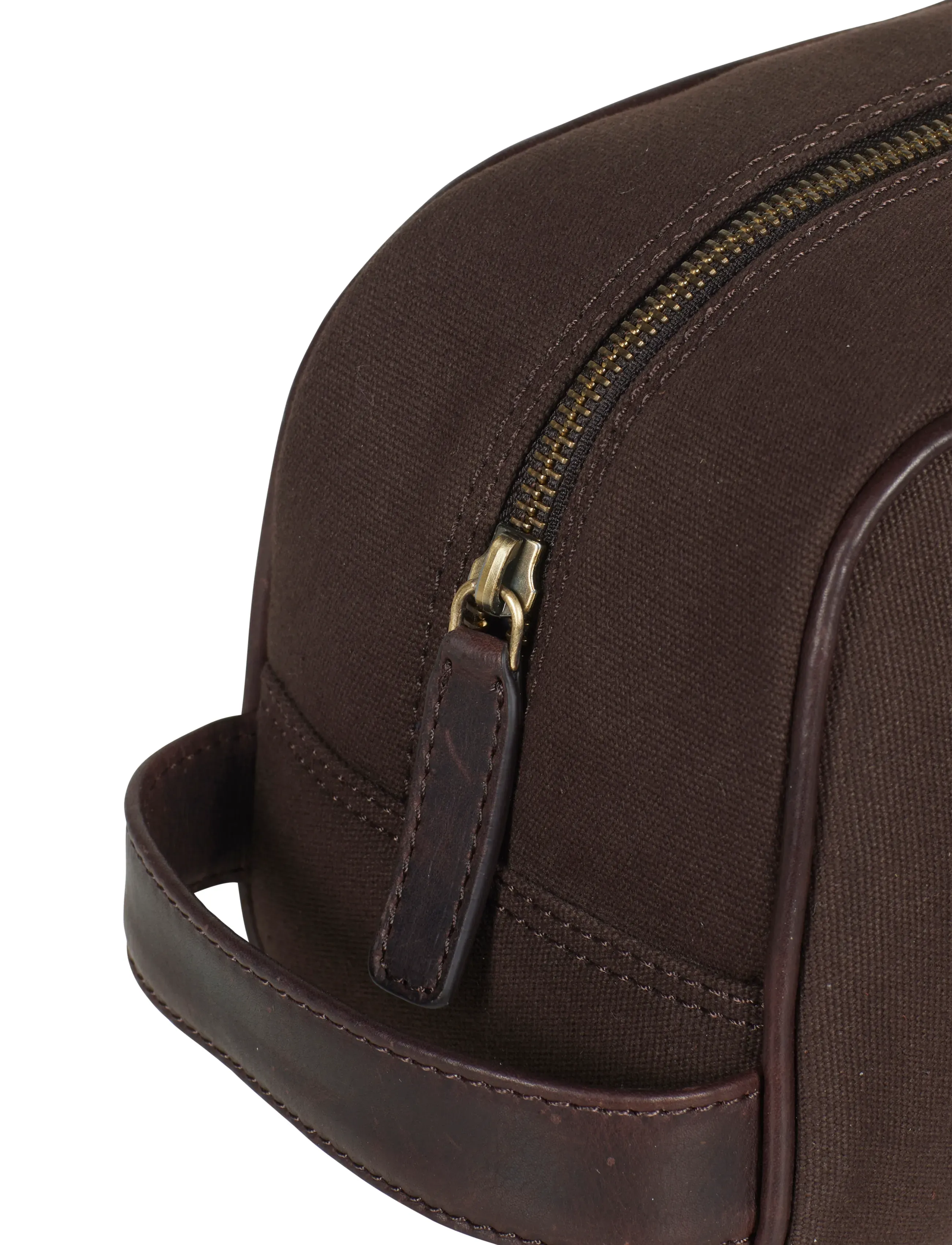 Howard London - Howard Canvas Washbag - kupuj według okazji - dark brown - 3