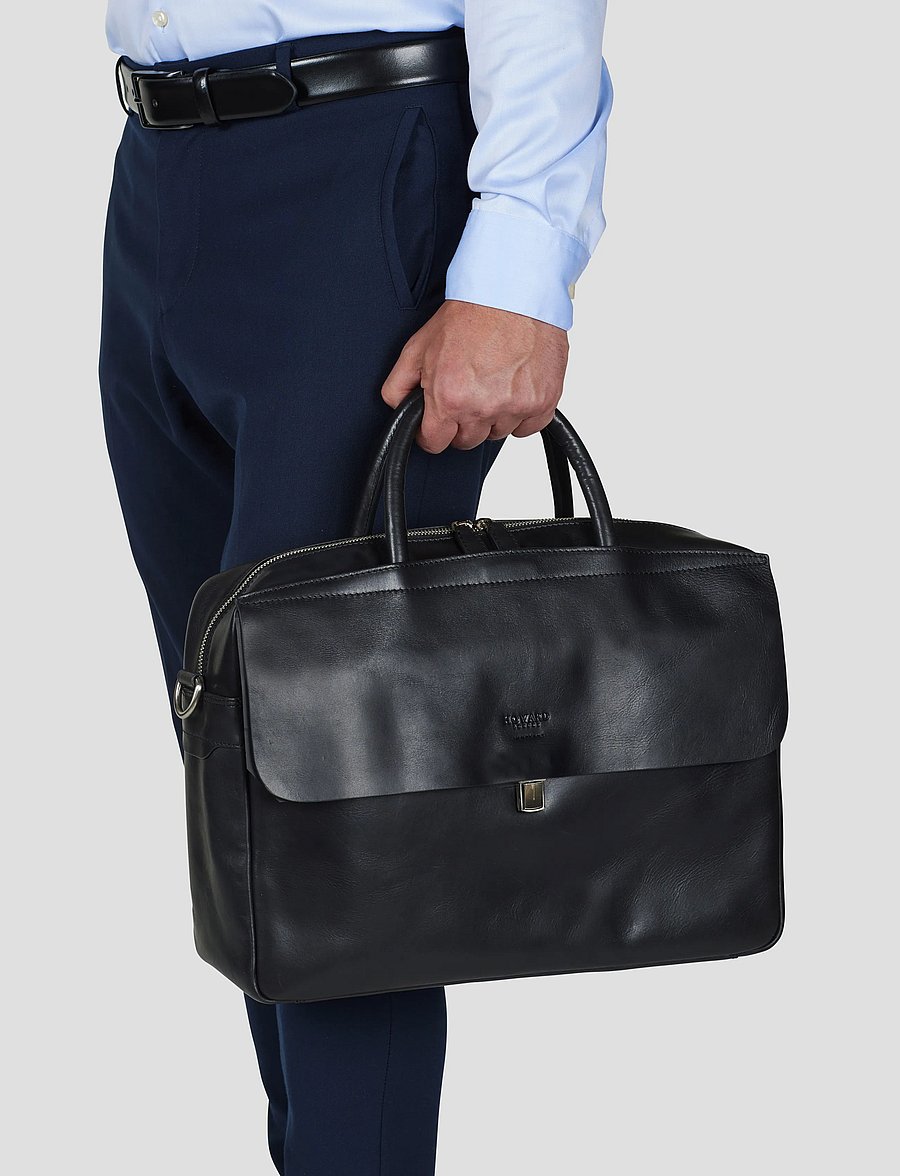 Howard London - Charlie Briefcase Bag - nach anlass kaufen - black - 0