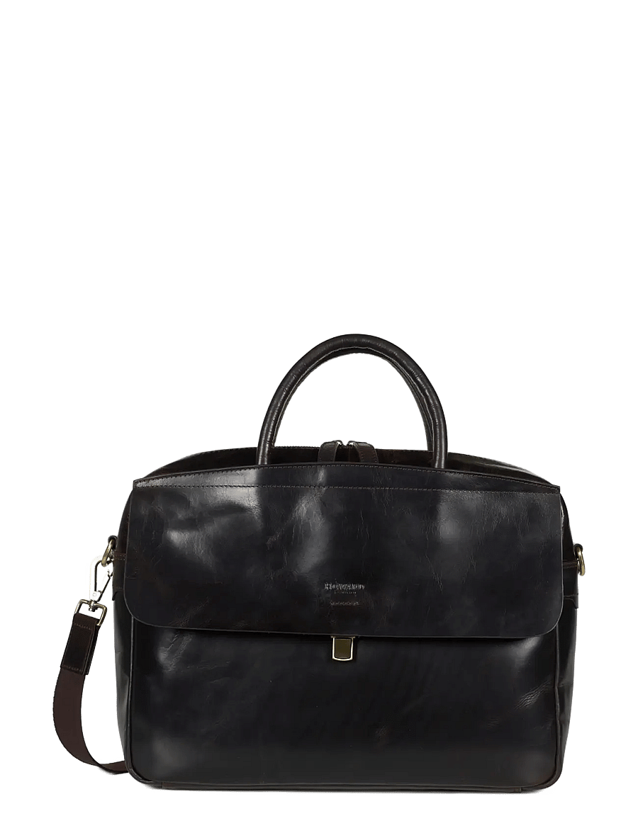 Howard London - Charlie Briefcase Bag - shop efter anledning - dark brown - 1