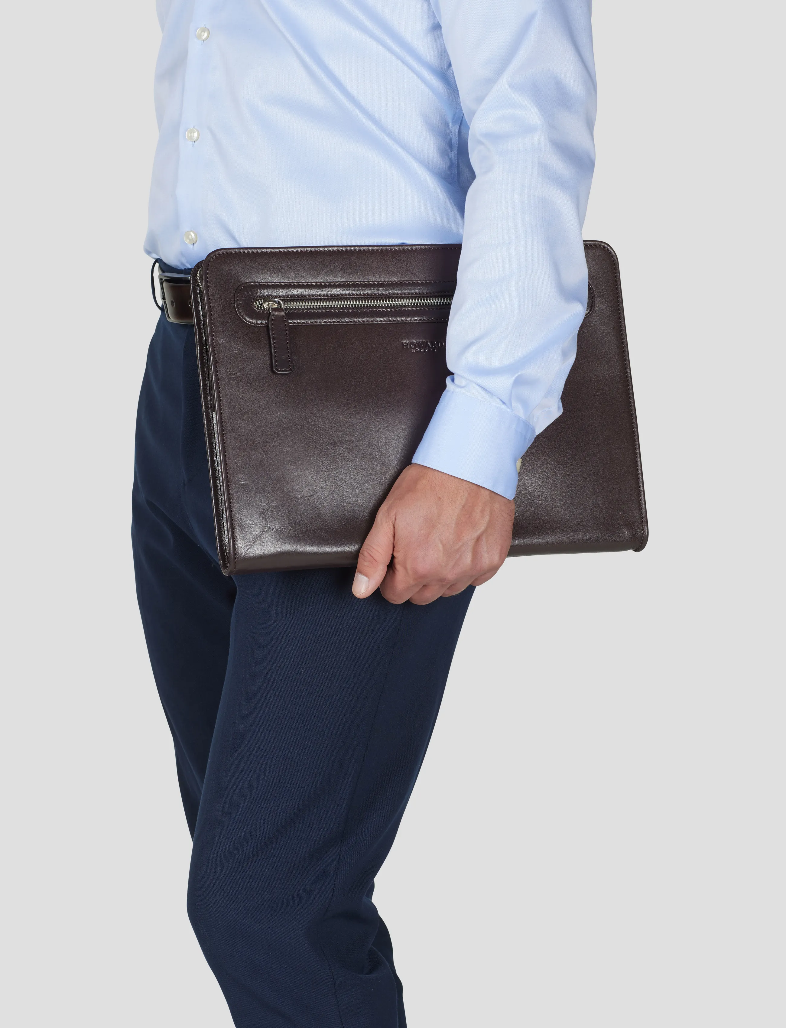 Howard London Sleeve Kieran Leather - Nach Anlass kaufen - DARK BROWN / brown