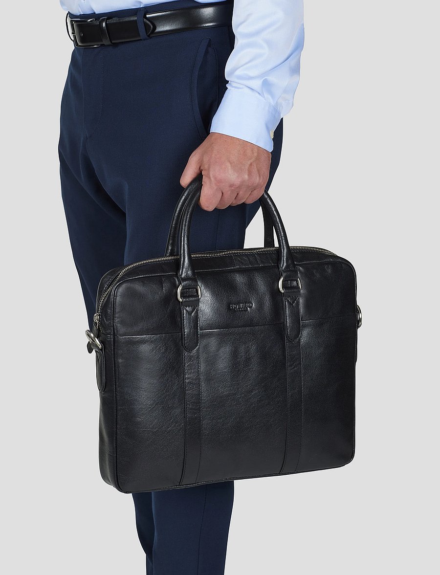 Howard London - Laptop Bag Kieran - shop efter anledning - black - 0