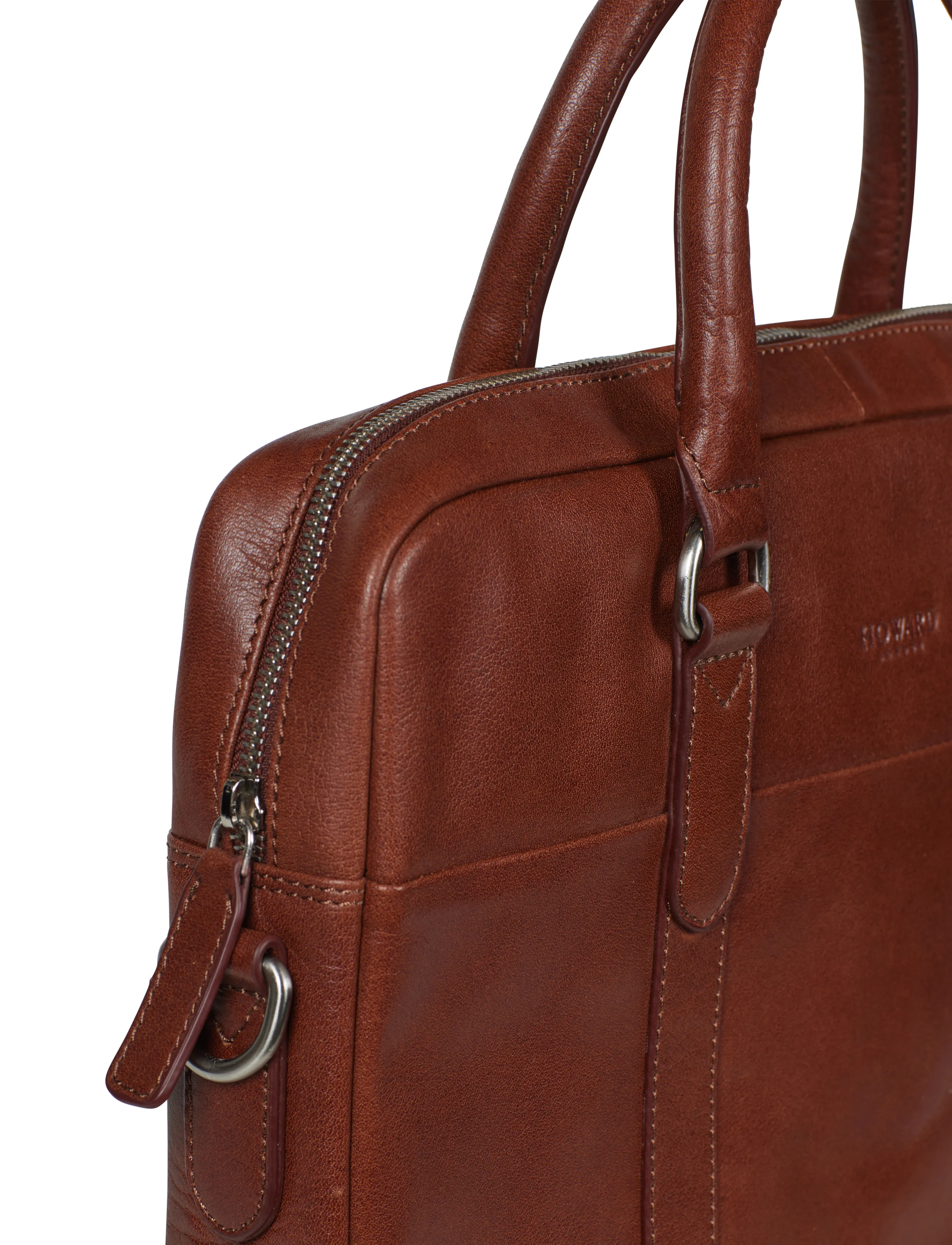 Howard London - Laptop Bag Kieran - osta olukorra järgi - brown - 4