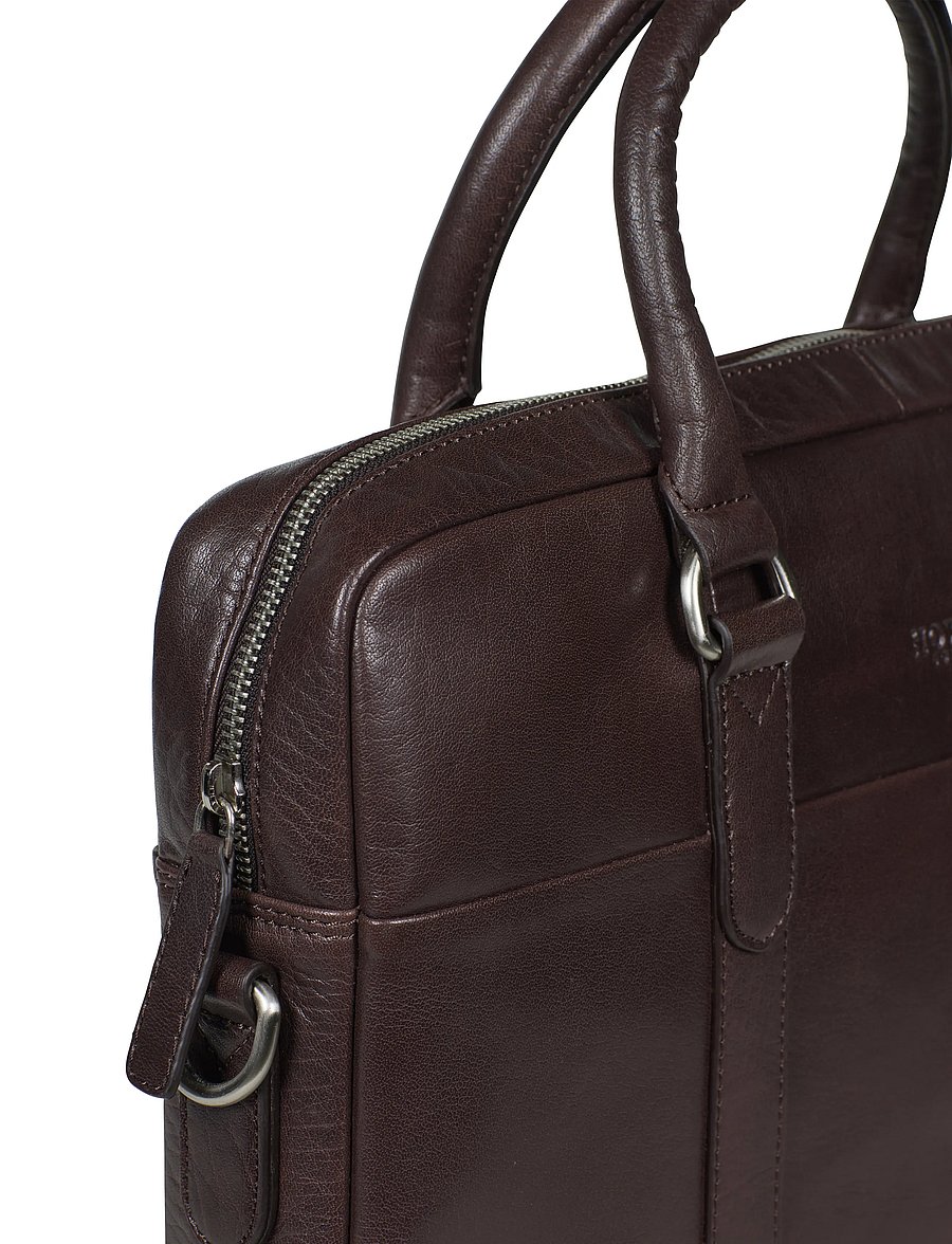 Howard London - Laptop Bag Kieran - shoppa efter tillfälle - dark brown - 4